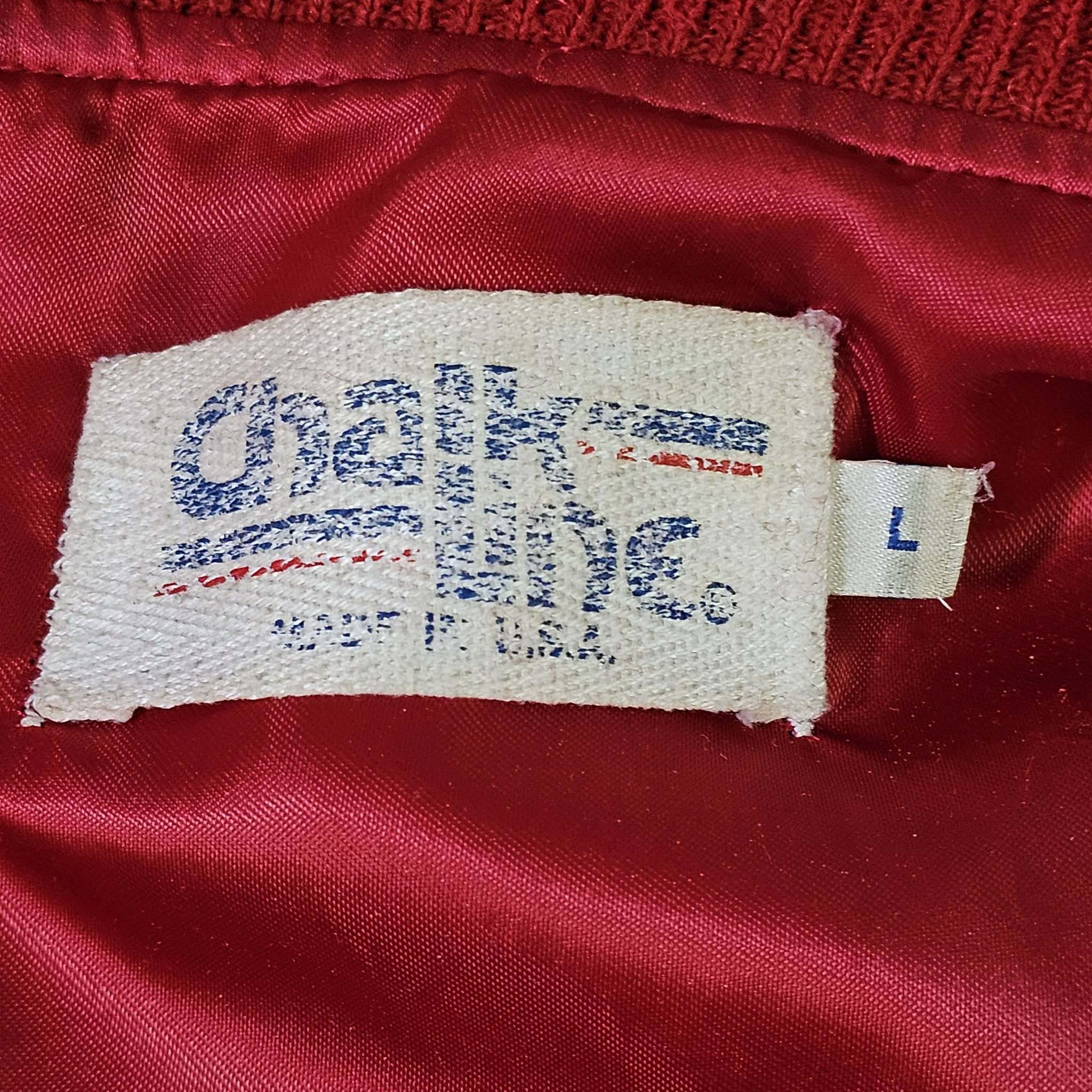 NHL Detroit Red Wings Vintage 80s Chalk Line Varsity Jacket Size US L / EU 52-54 / 3 - 6 Thumbnail