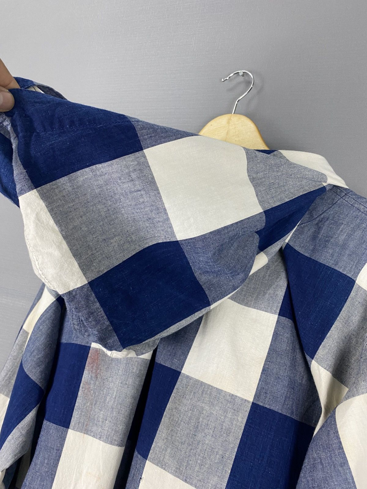 Hai Sporting Gear Vintage Hai Sporting Gear Checked Cotton Smock Jacket Size US M / EU 48-50 / 2 - 6 Thumbnail