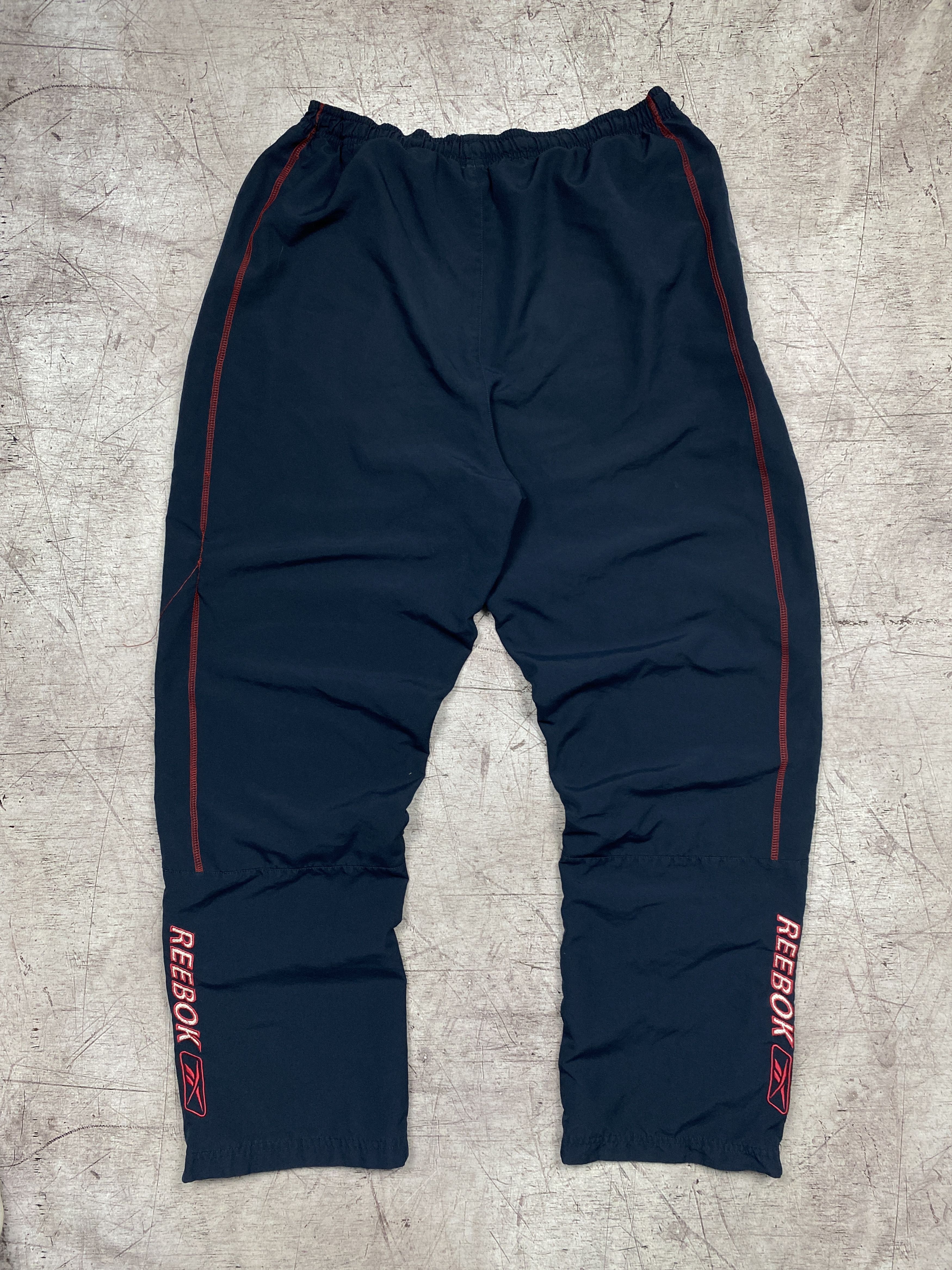 Reebok × Vintage Reebok Vintage Mens Nylon Track Pants Y2K Size US 34 / EU 50 - 10 Thumbnail