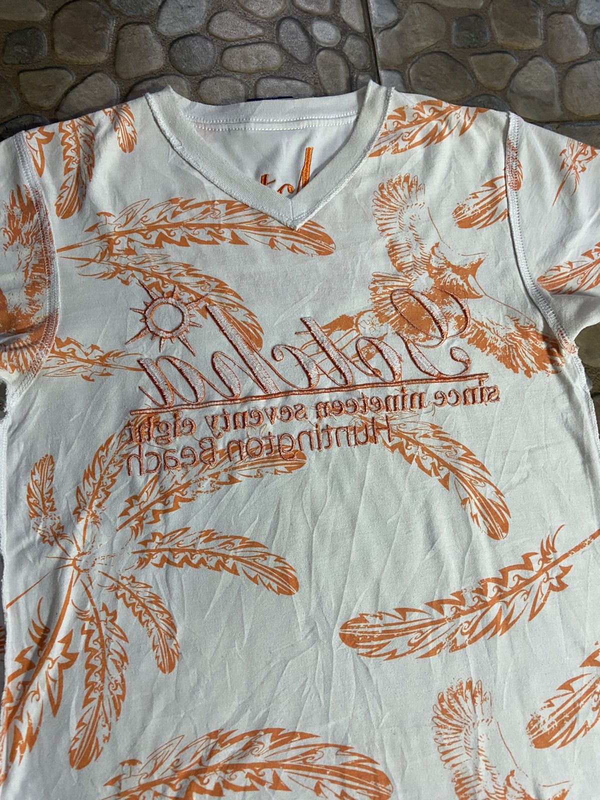 Gotcha × Japanese Brand vintage Y2K gotcha full print t-shirt back and forth Size M / US 6-8 / IT 42-44 - 3 Thumbnail