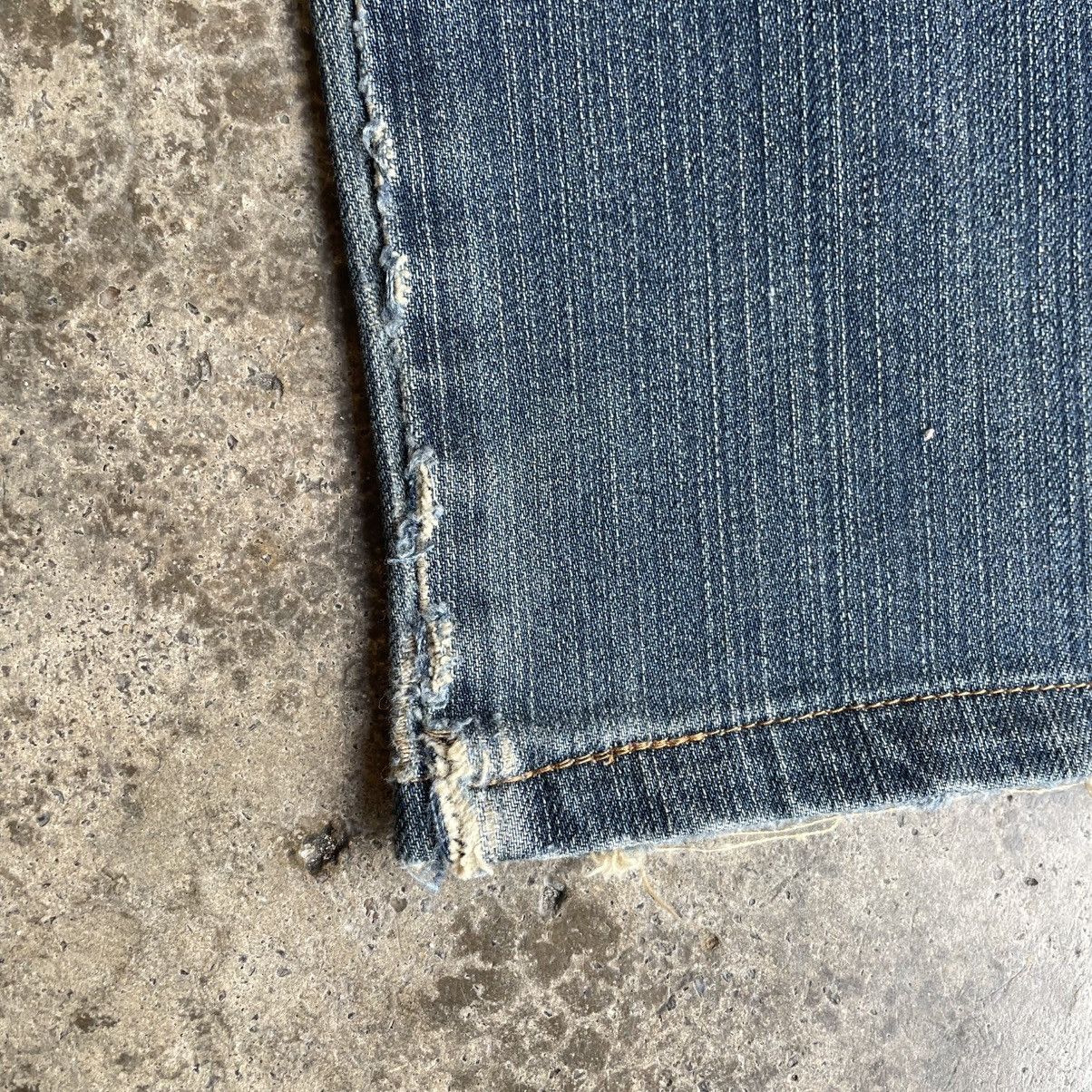 Edwin 🔥Vintage Edwin 403 Stoned Washed Ripped Distress Soft Jeans Size US 29 - 8 Thumbnail