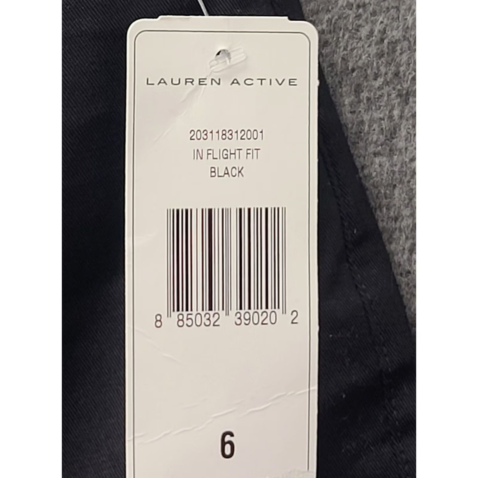 Ralph Lauren Lauren Ralph Lauren Active Pants Womens 6 29x29 Regular Straight Leg Cargo Black Cotton Spandex Knit Zip Button Pockets Casual Workwear Size 28" / US 6 / IT 42 - 3 Thumbnail