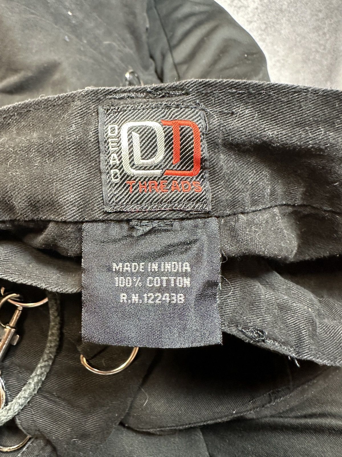 Other Y2K Alt Cargo Black Pants Streetwear Style Tripp USA Rare S Size US 31 - 10 Thumbnail