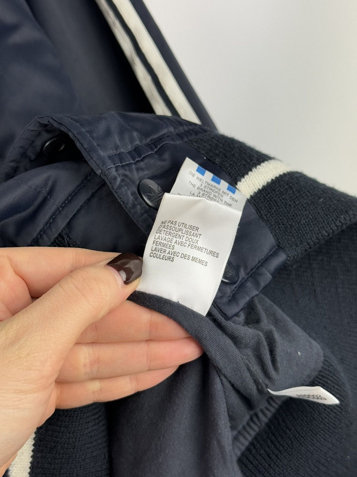 Adidas Adidas Originals Vintage Men’s Cotton / Nylon Bomber Jacket Size US S / EU 44-46 / 1 - 15 Thumbnail