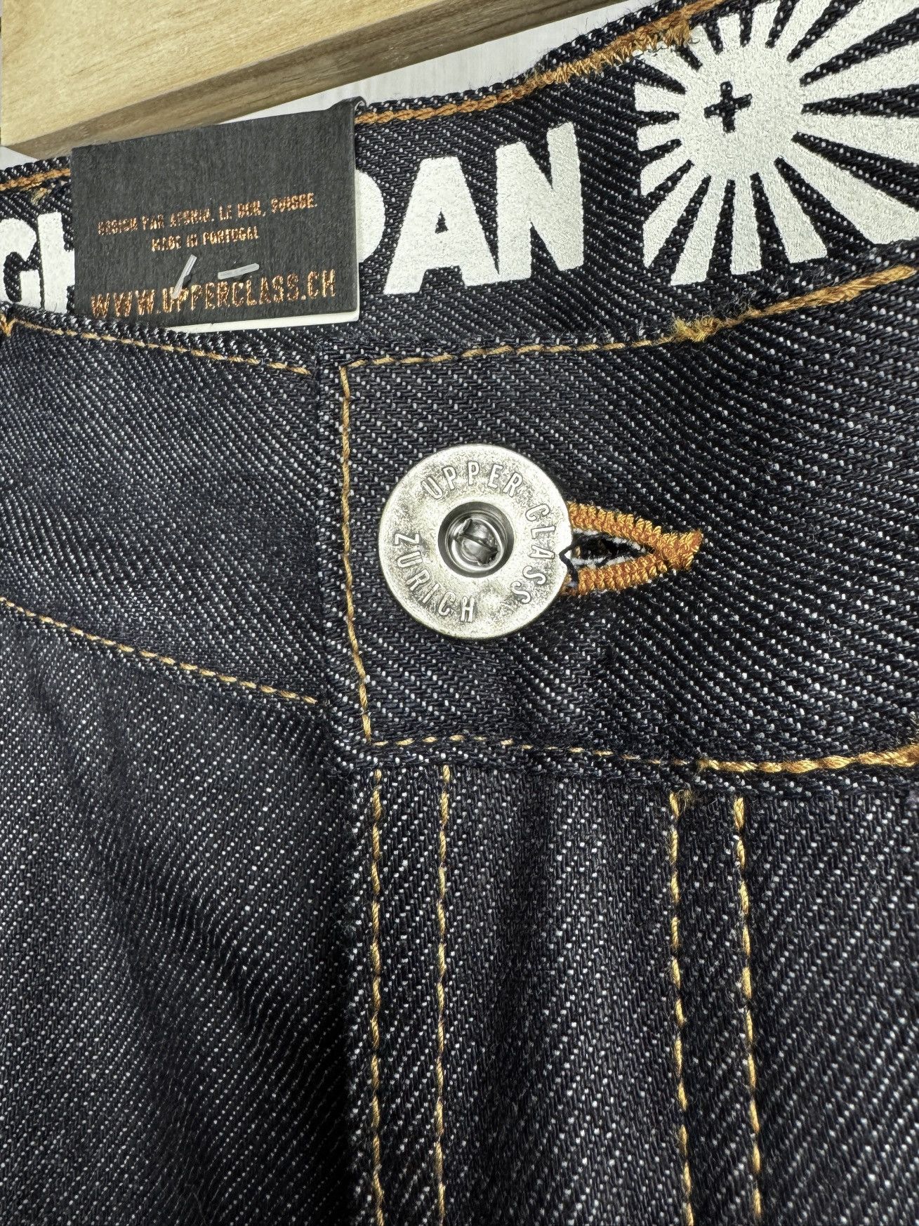 Other Upper Class Denim Rough Japan Selvage 12 oz Raw T3T Kurabo Size US 33 - 9 Thumbnail