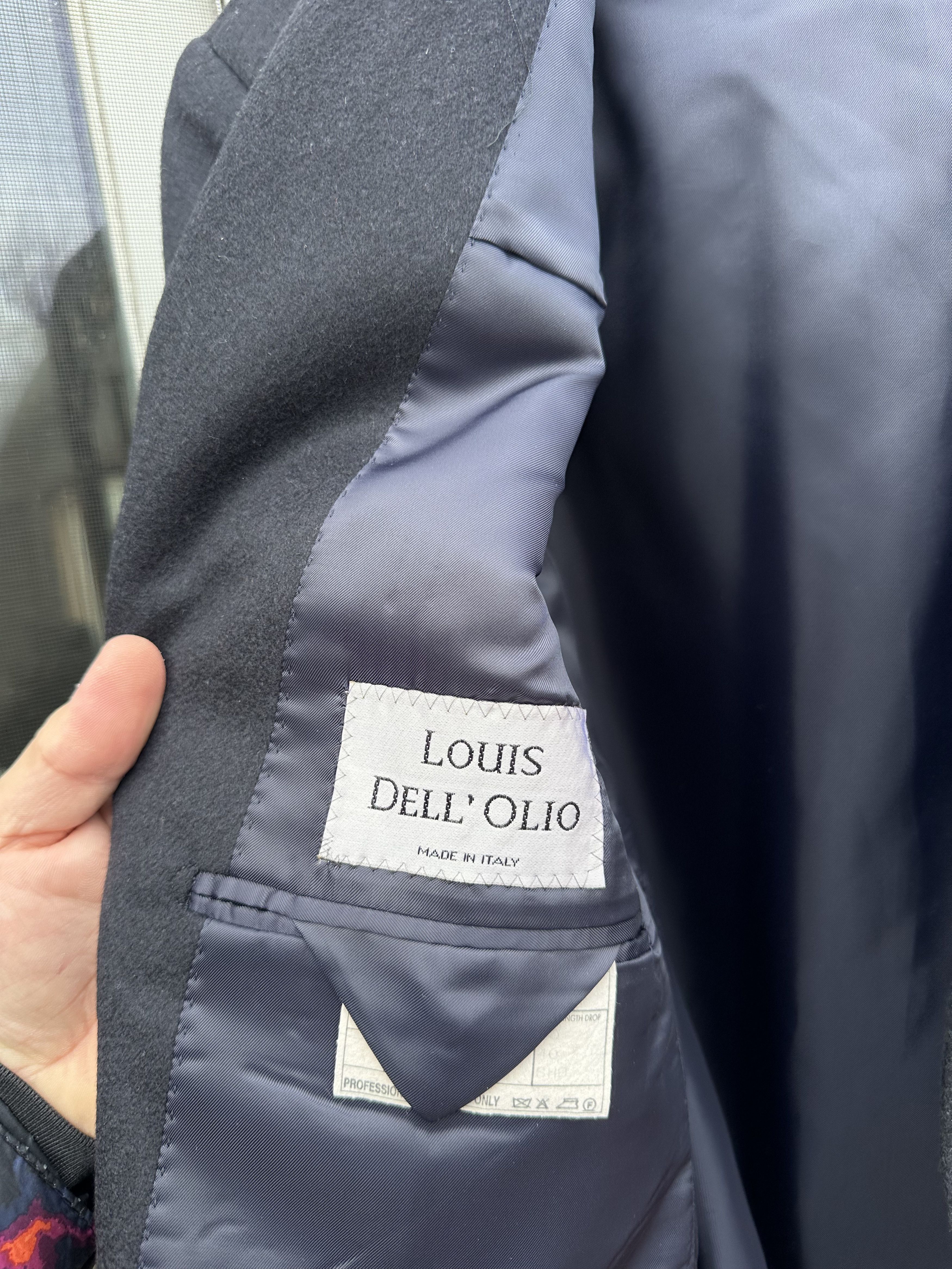 Vintage Vintage Luxury Men’s Blazer Louis Dell'Olio Cashmere Size 50S - 11 Thumbnail