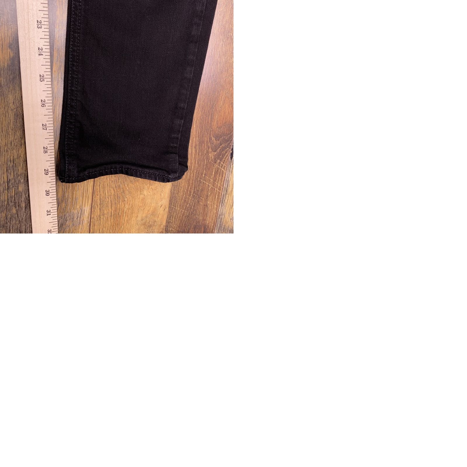J.Crew J.CREW Jeans Slim 28x32 Black Mid Rise 5-Pocket Denim Denim Jeans Modern Mens Tapered Size US 28 / EU 44 - 9 Thumbnail