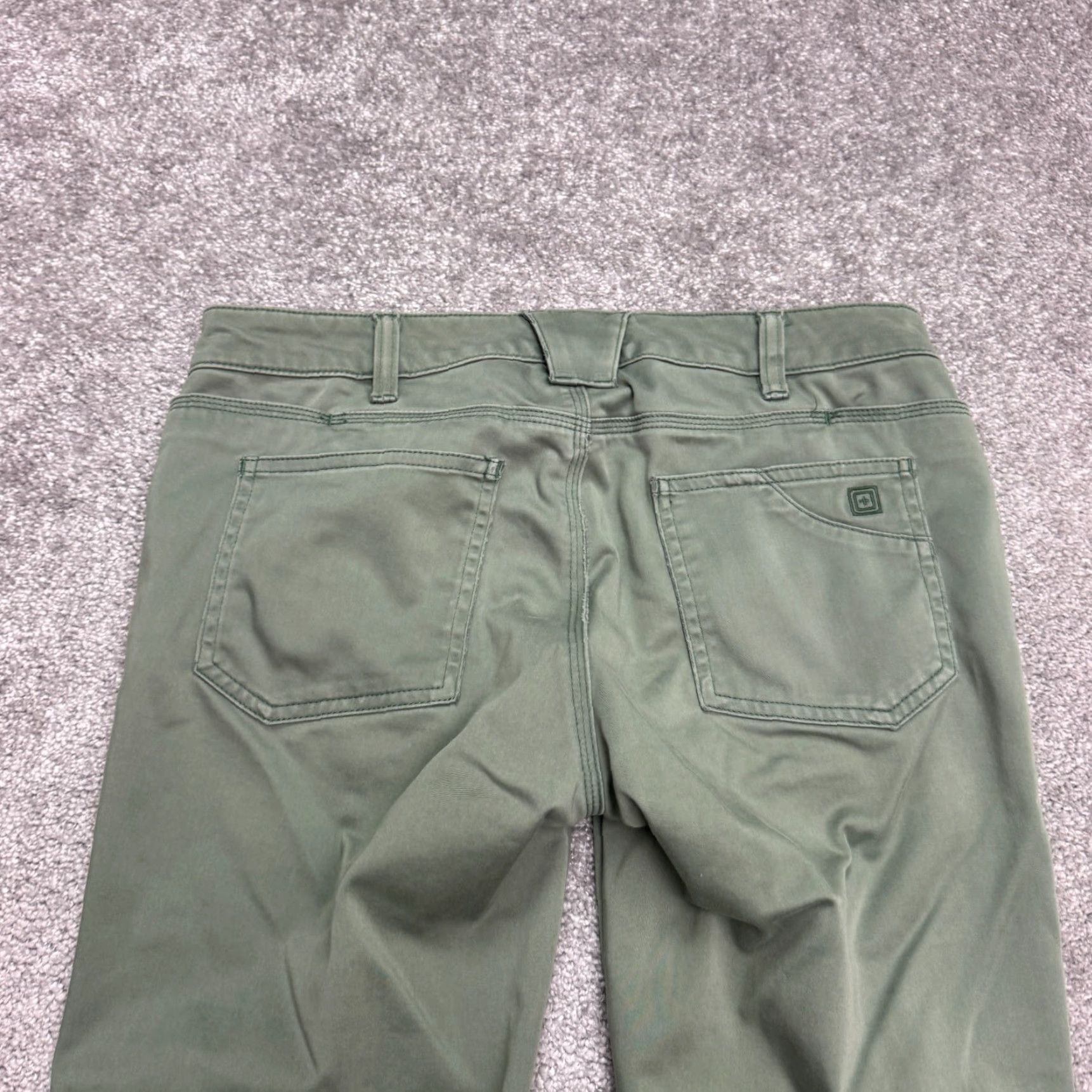 Vintage 5.11 Tactical Wyldcat Slim Fit Skinny Pants Women 8 Long Green Ankle Zip Outdoor Size 30" / US 8 / IT 44 - 4 Thumbnail