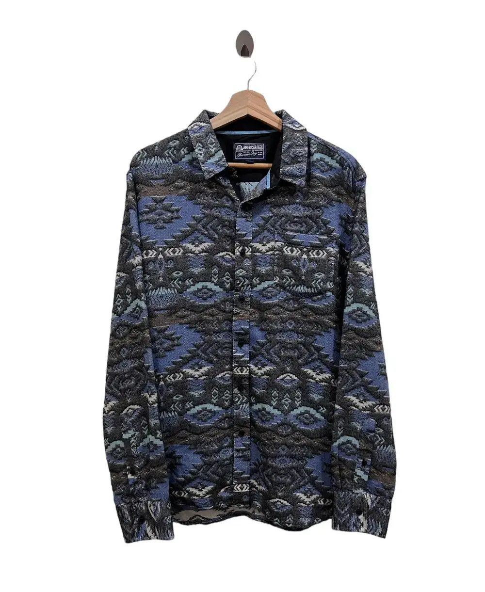 American Rag × Native American Rag Navajo Shirt Button Up 👕 Size US L / EU 52-54 / 3 - 1 Thumbnail
