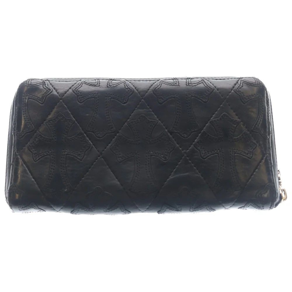 Chrome Hearts Chrome Hearts cemetery cross leather patch wallet Size ONE SIZE - 2 Thumbnail