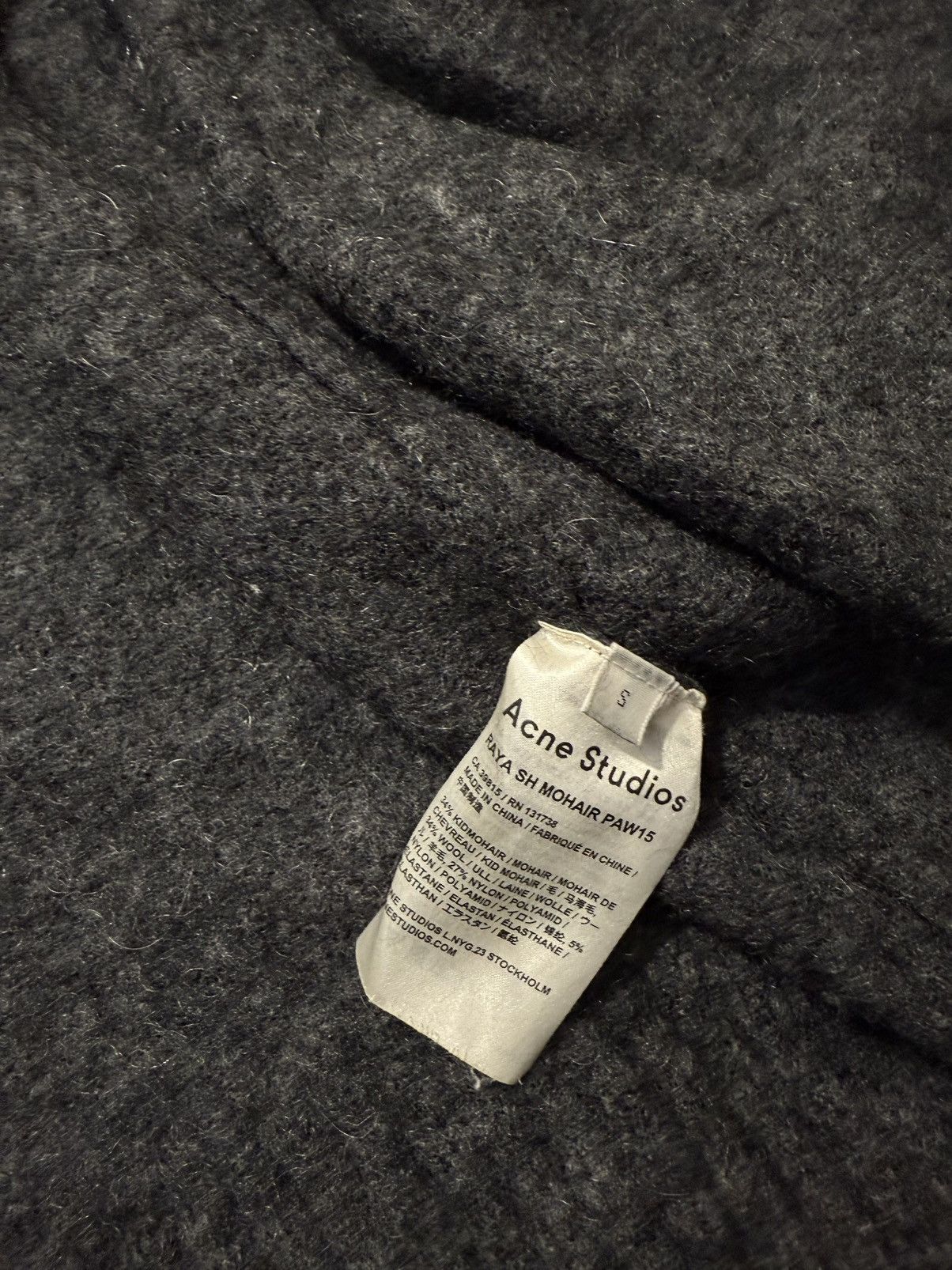 Acne Studios Acne Studios Mohair Raya Wool Cardigan Size S / US 4 / IT 40 - 4 Thumbnail