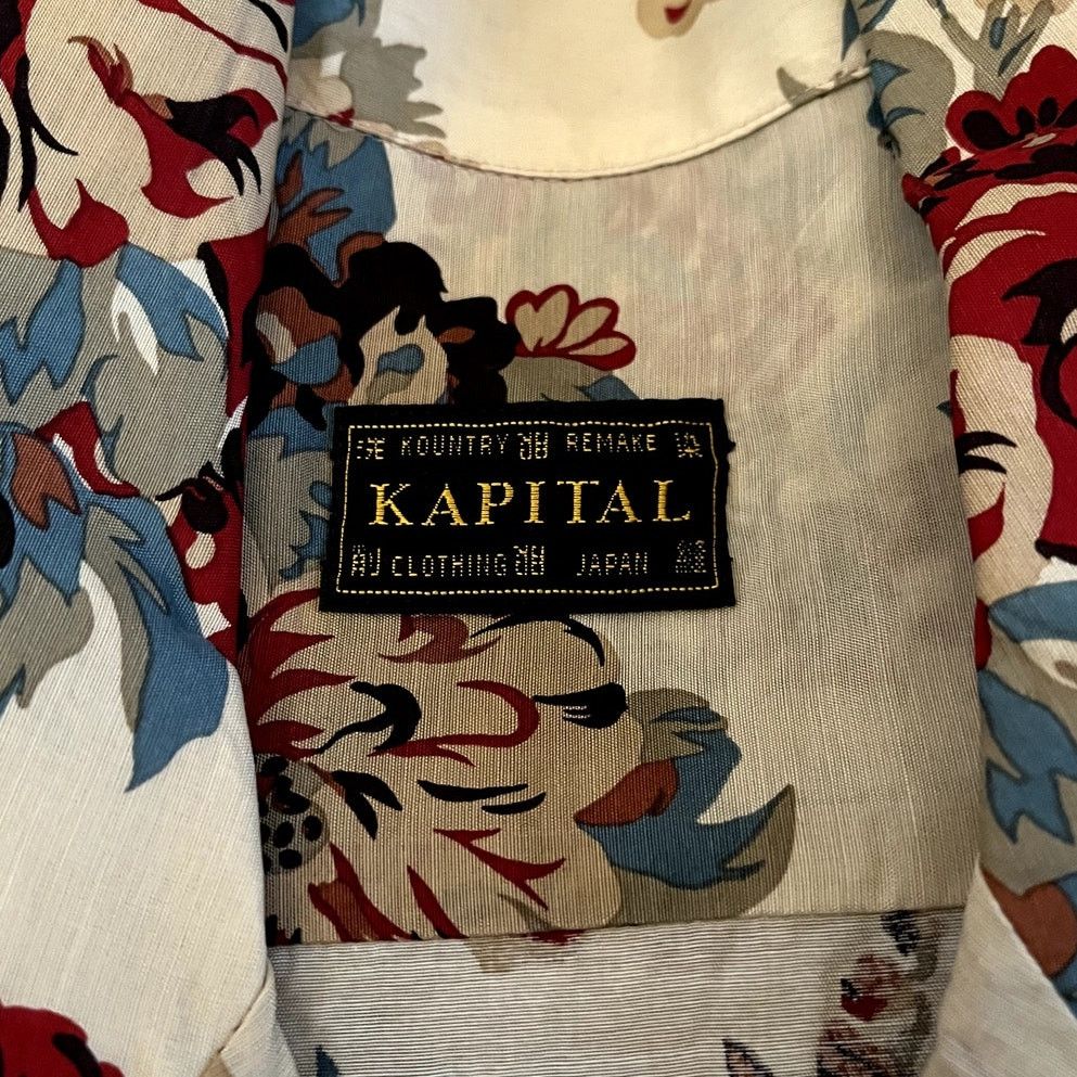 Kapital Kapital Silk Rayon Champetre Peckish Maria Button Shirt Size US XXL / EU 58 / 5 - 4 Thumbnail