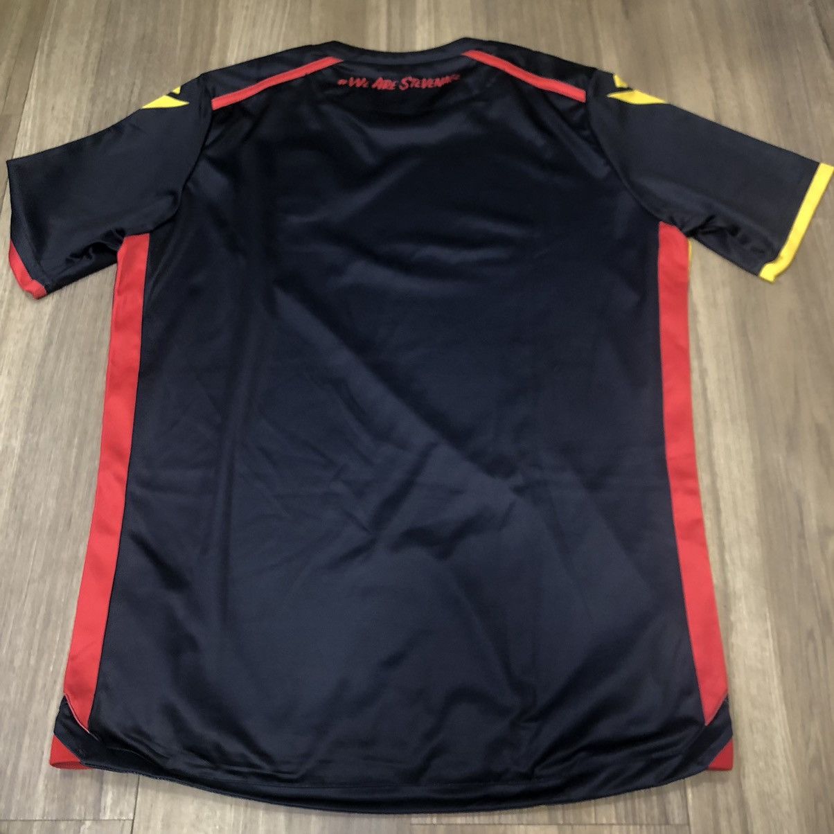 Macron Stevenage fc 19/20 away jersey Size US S / EU 44-46 / 1 - 2 Thumbnail