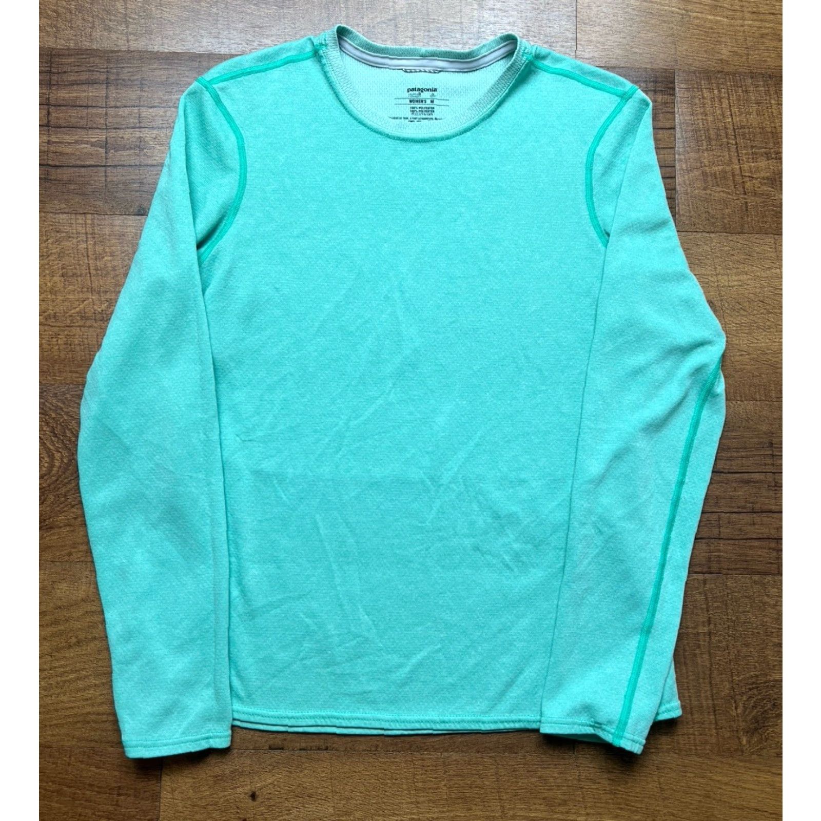 Patagonia Patagonia Capilene 3 Shirt Womens Medium Baselayer Long Sleeve Midweight Athletic Relaxed Crew Neck Blue Size M / US 6-8 / IT 42-44 - 2 Thumbnail