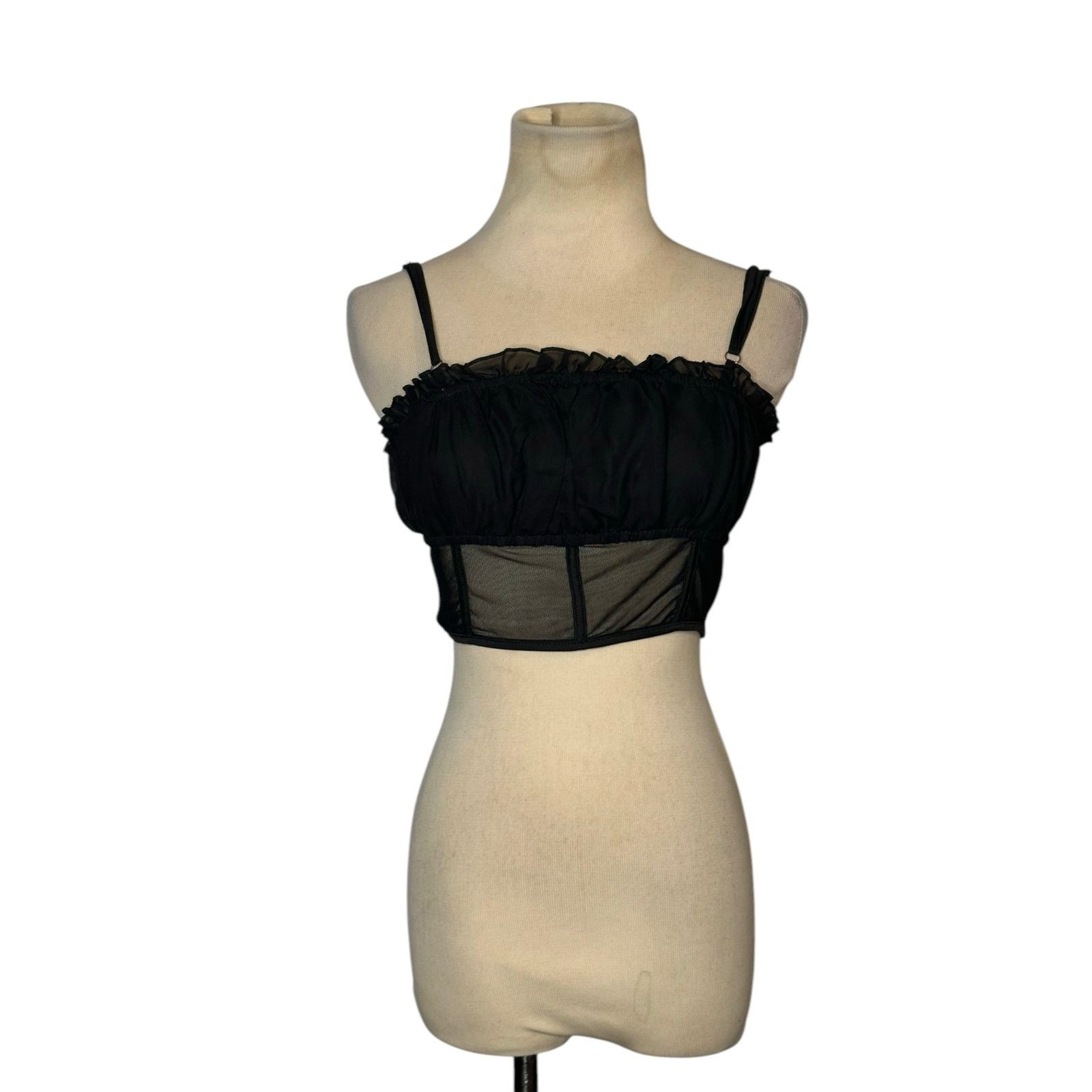 Shein Shein black crop top size XS Size XS / US 0-2 / IT 36-38 - 1 Thumbnail