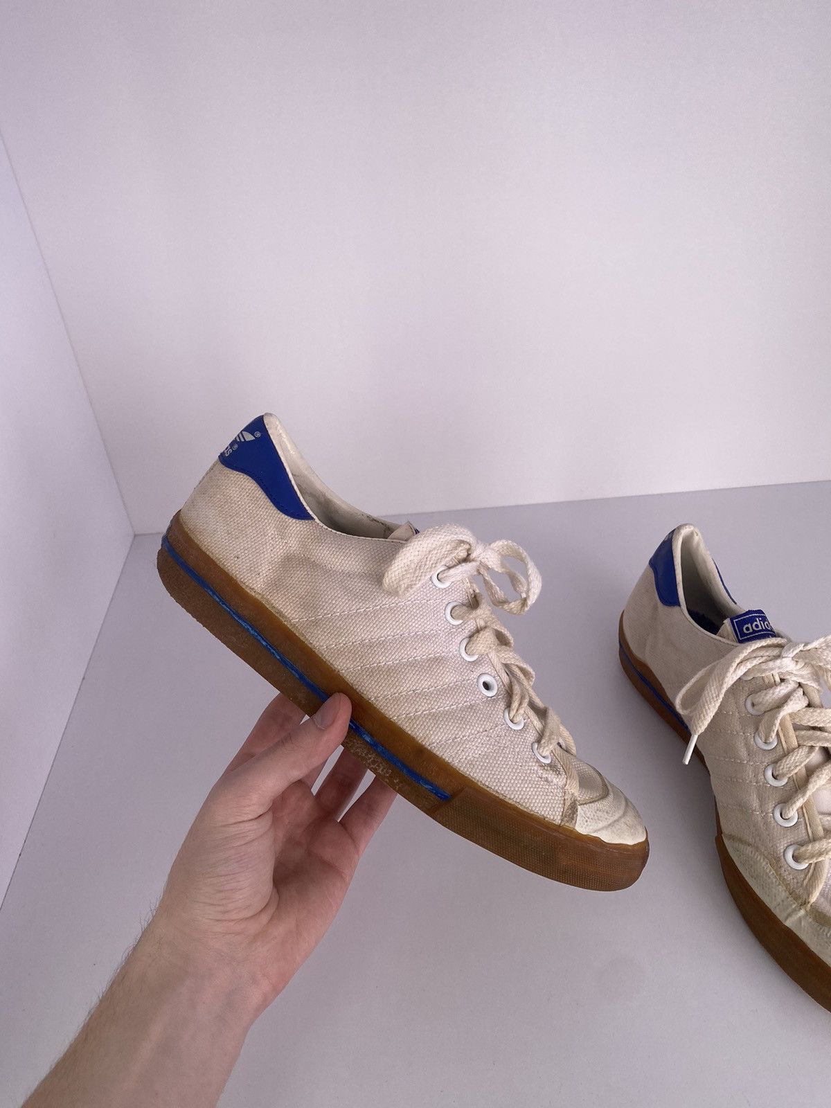 Adidas × Vintage Vintage 70s Adidas Ultra Court Tennis Shoes Sneakers Grunge Size US 7.5 / EU 40-41 - 6 Thumbnail