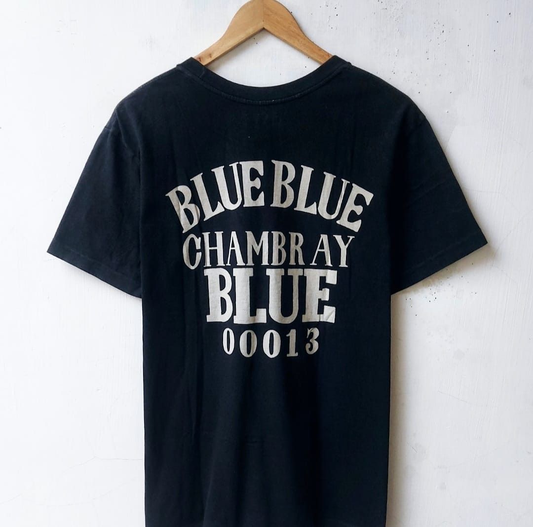 Blue Blue Japan × Vintage Vtg Blue Blue Japan Tshirt Size US M / EU 48-50 / 2 - 3 Thumbnail