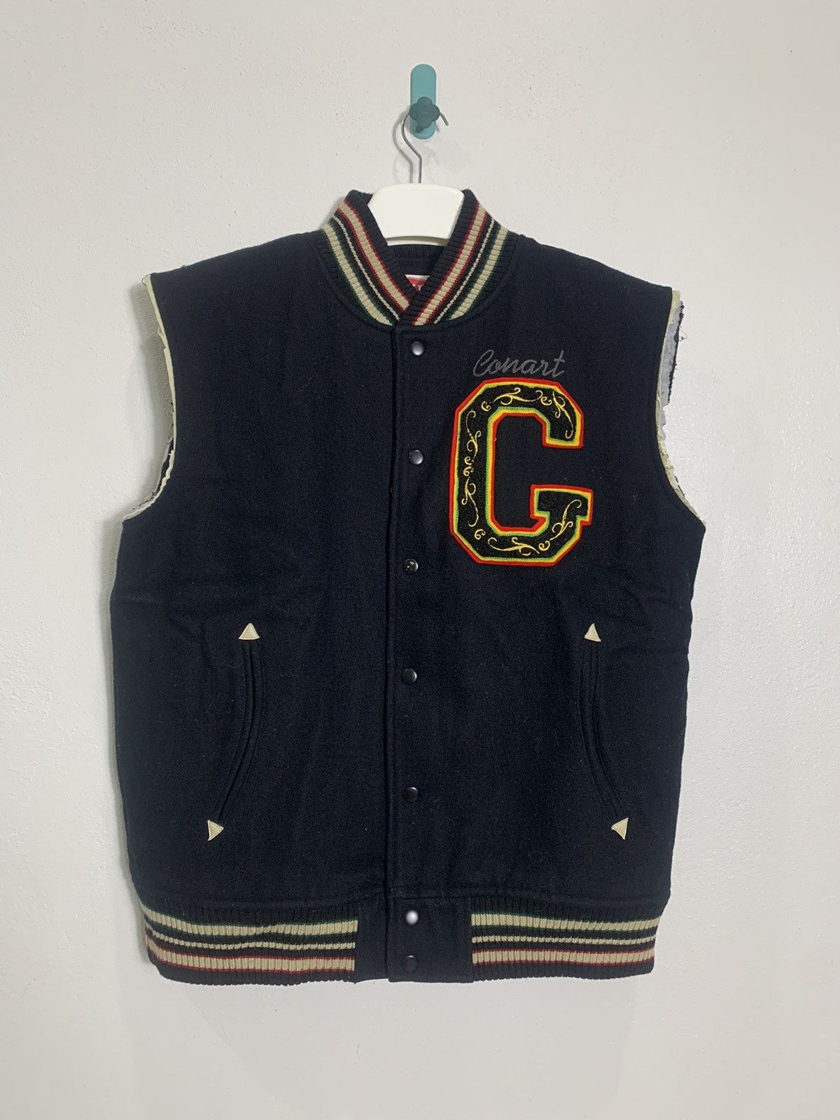 Bob Marley × Vintage Vintage CONART RASTAFARI VEST Size US L / EU 52-54 / 3 - 2 Thumbnail