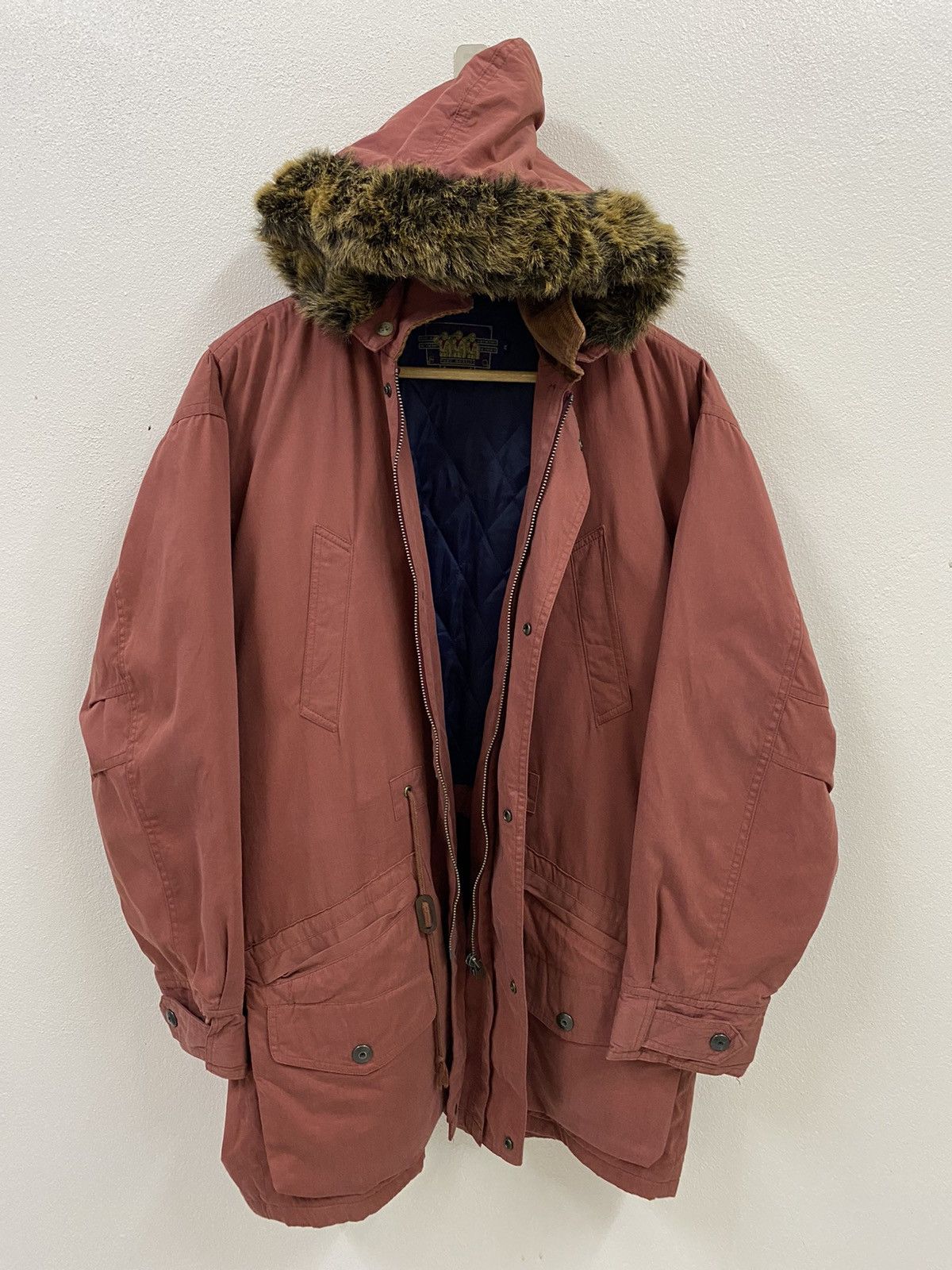 Chaps Ralph Lauren Vtg Chaps Ralph Lauren Parka Fur Hooded Size US L / EU 52-54 / 3 - 1 Thumbnail