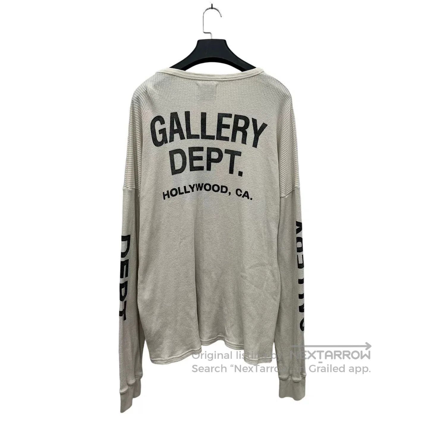 Gallery Dept. Gallery Dept Large Logo Waffle Long Sleeve. Size US L / EU 52-54 / 3 - 2 Thumbnail