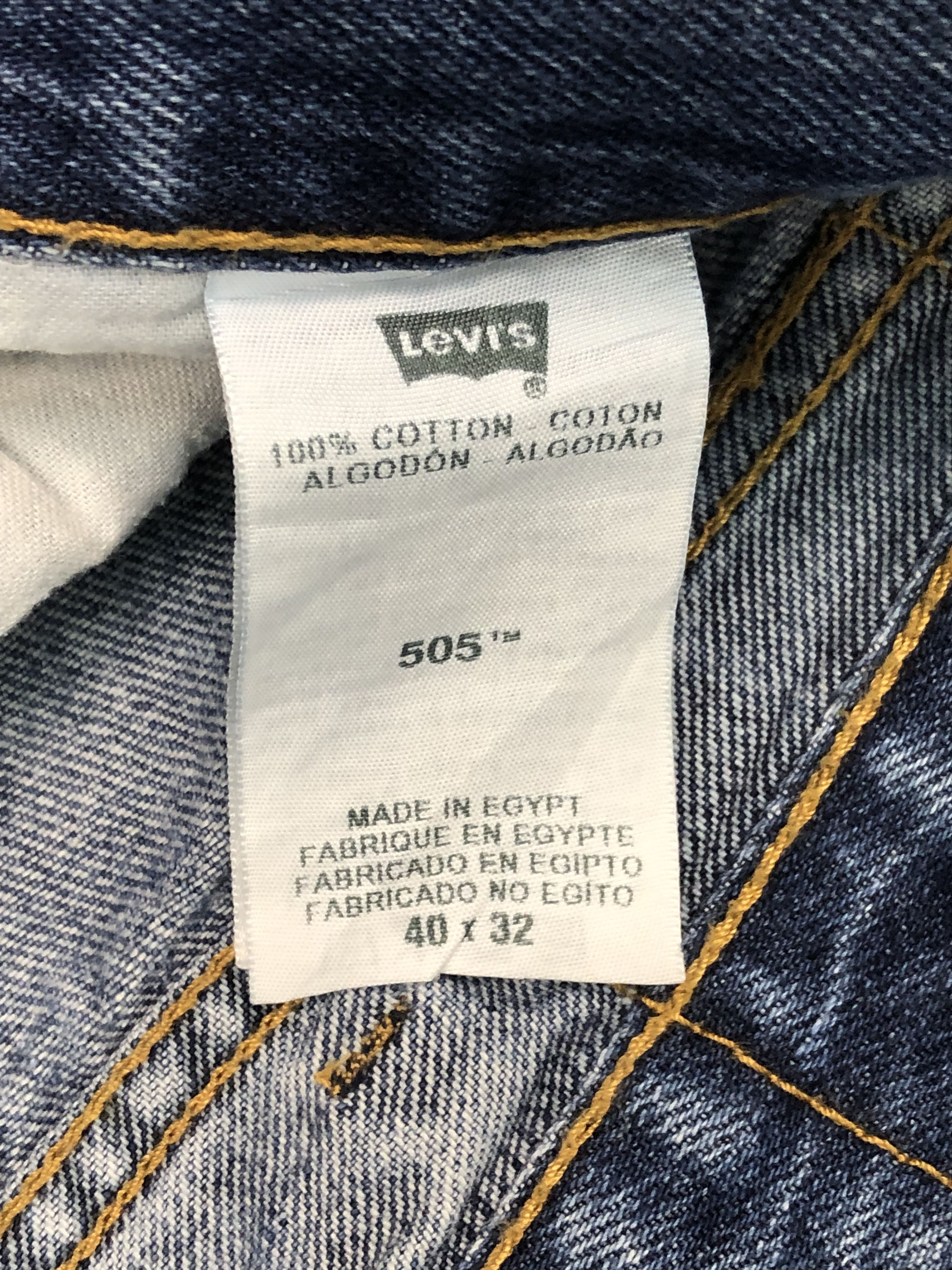 Levi's Vintage Levis 505 Regular Fit Denim Lightwash DP0357 Size US 42 / EU 58 - 6 Thumbnail