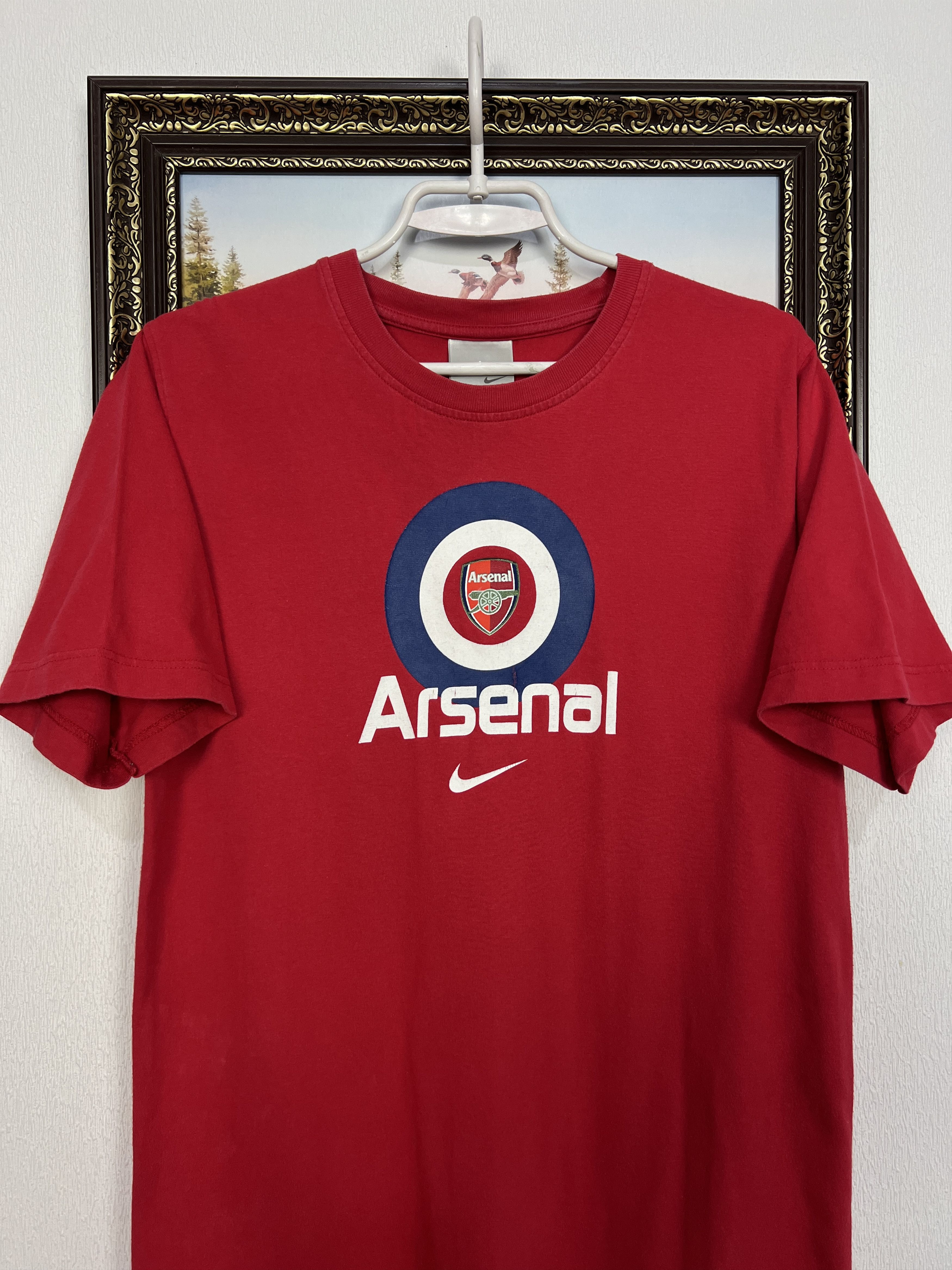 Nike Arsenal o2 Football Shirt Soccer Train Jersey Gunners Size US S / EU 44-46 / 1 - 2 Thumbnail