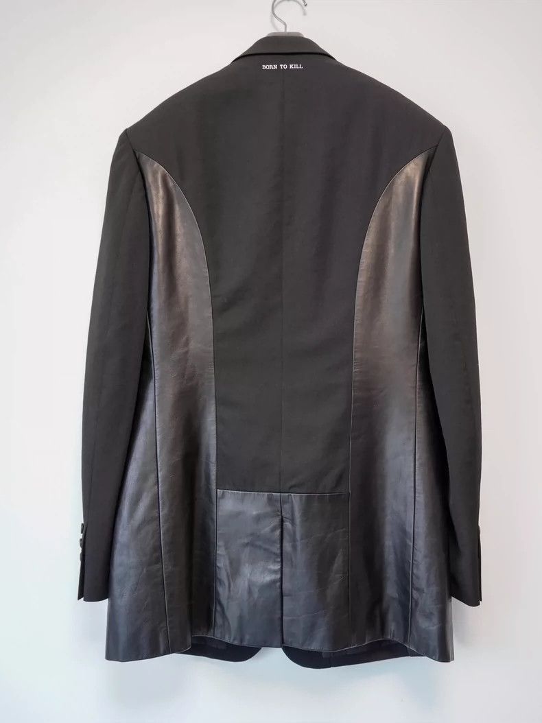 Yohji Yamamoto YohjiYamamoto 2009SS first year slogan leather jacket-2505 Size US L / EU 52-54 / 3 - 2 Thumbnail