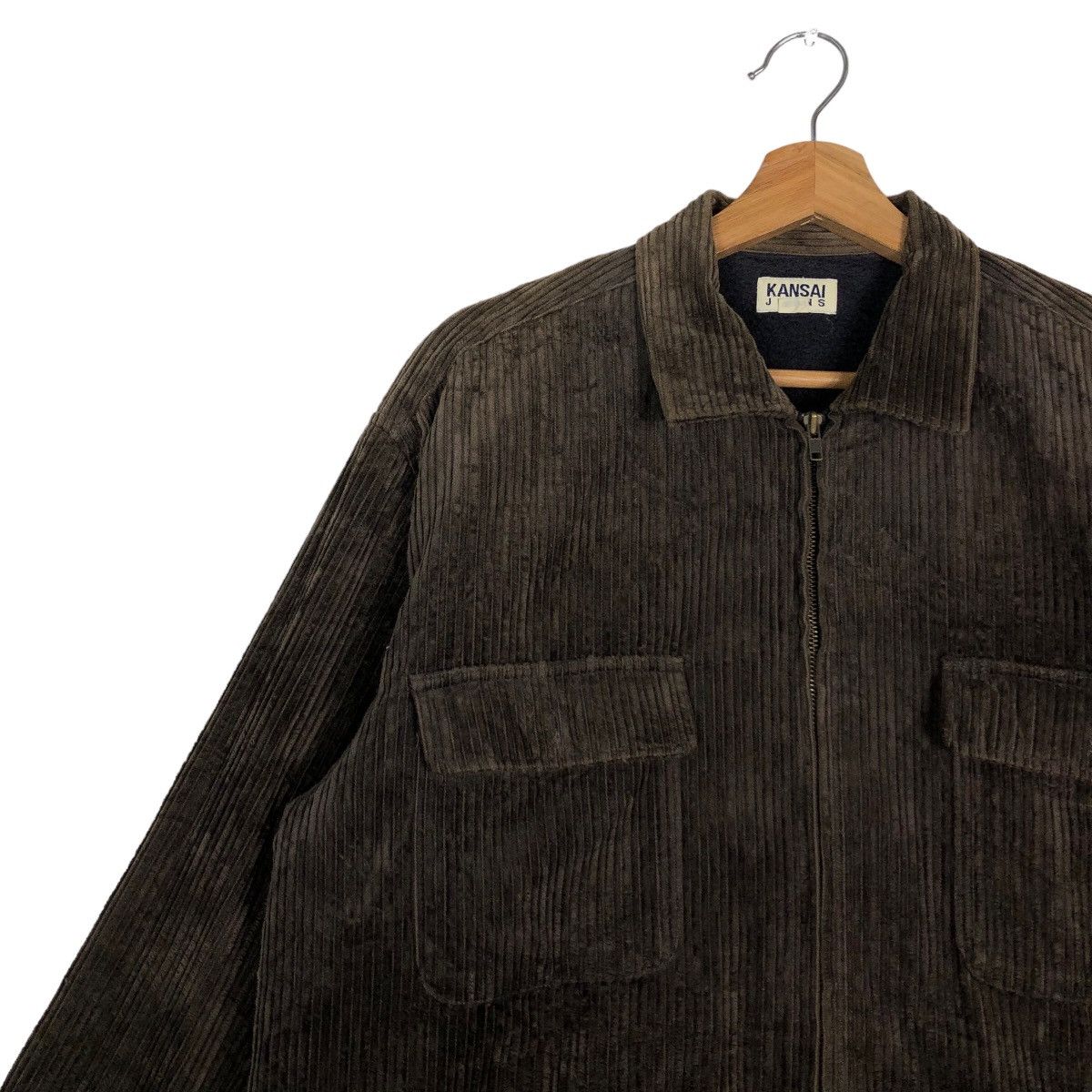 Japanese Brand 🔥90’s Vtg Corduroy Jacket Worker Kansai Yamamoto Japan Size US L / EU 52-54 / 3 - 7 Thumbnail