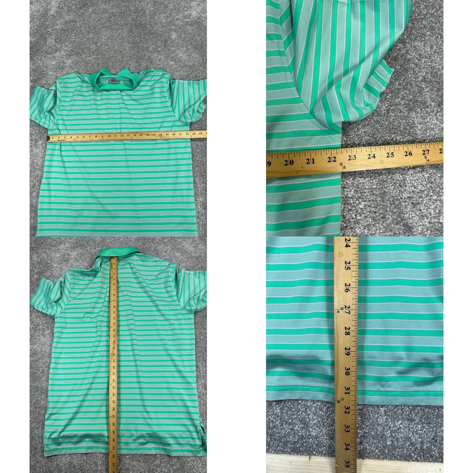 Peter Millar Peter Millar Shirt Mens Large Green Pink Summer Comfort Golf Logo Polo Size US L / EU 52-54 / 3 - 8 Thumbnail