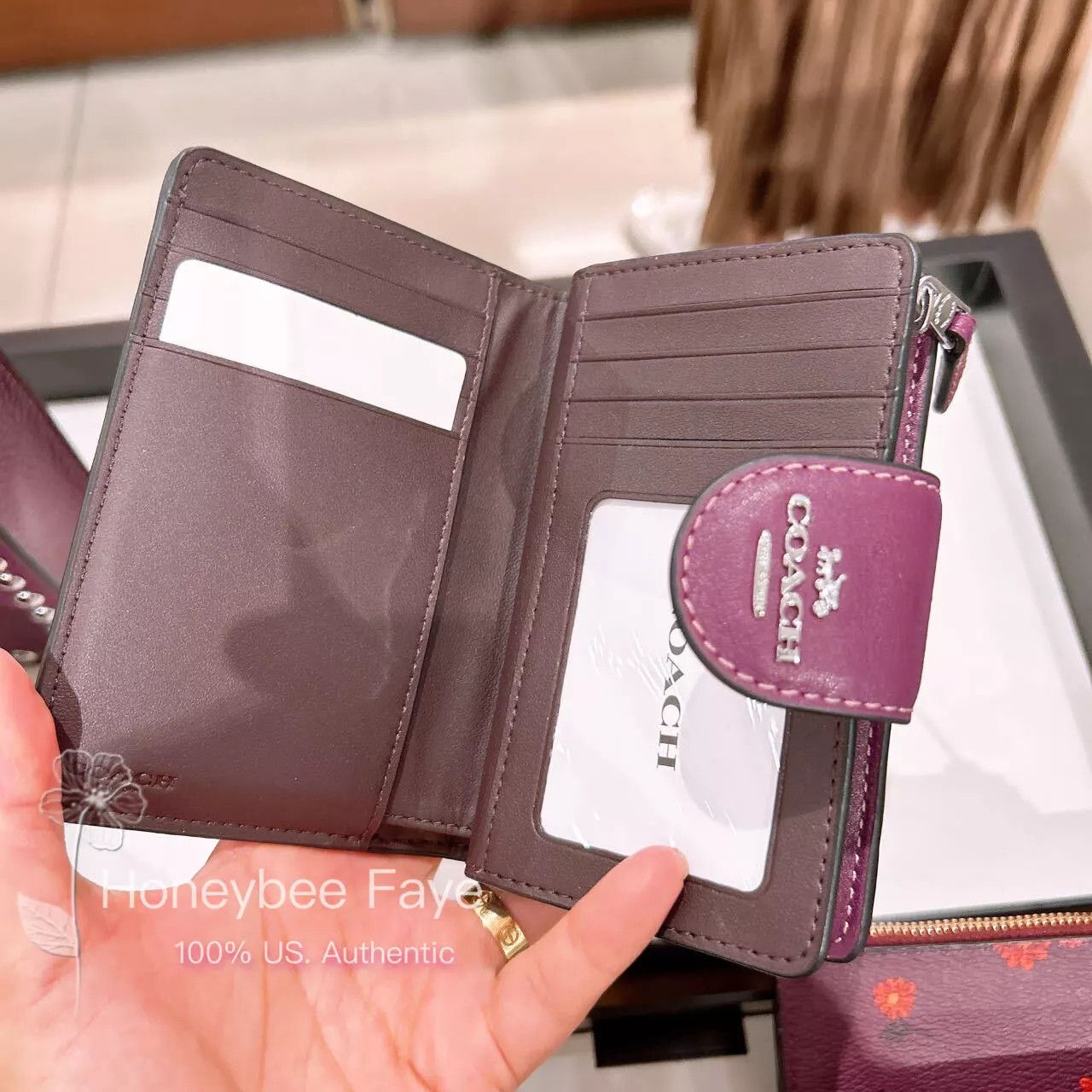Coach Medium Corner Zip Wallet With Puffy Diamond Quilting CM997 Size ONE SIZE - 3 Thumbnail
