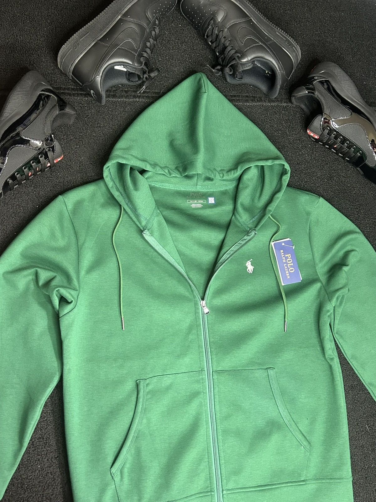 Polo Ralph Lauren Polo Ralph Lauren Men's Double-Knit Full-Zip Hoodie Size US M / EU 48-50 / 2 - 4 Thumbnail