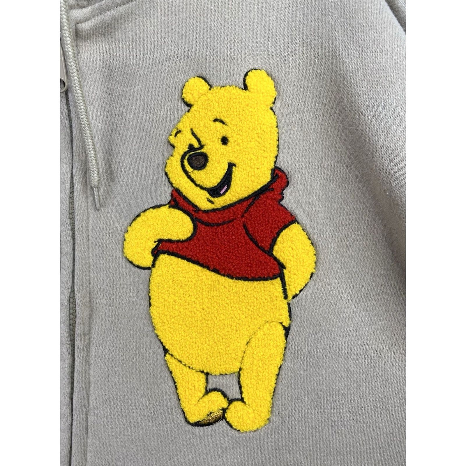 Disney Disney Winnie the Pooh Womens Hoodie Sweatshirt Zip-Up S Embroidered Brown 60% Cotton 40% Polyester Crew Neck Hooded Full Zip Womens Size S Size S / US 4 / IT 40 - 6 Thumbnail