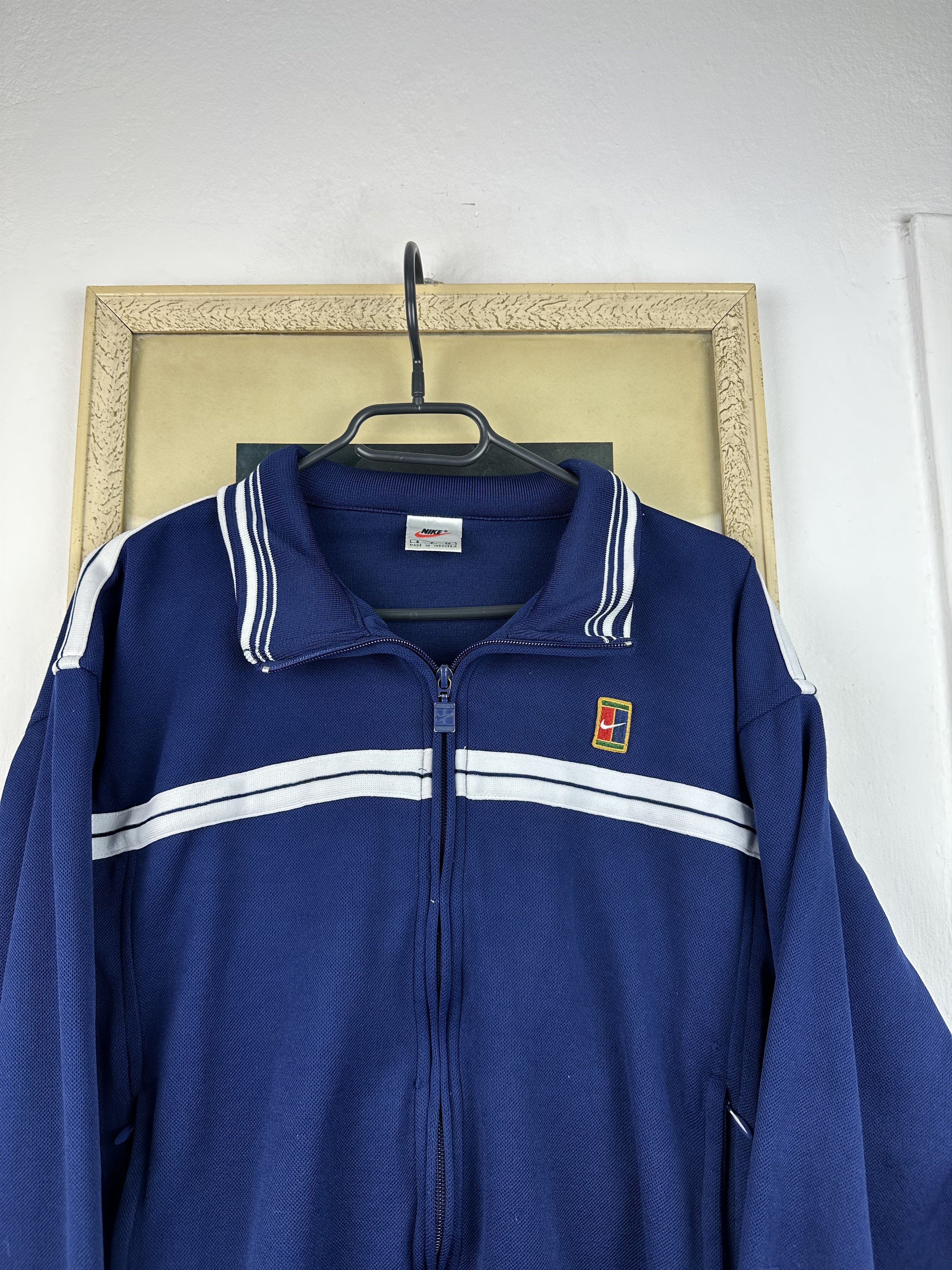 Nike × Vintage Vintage Nike Court Jacket Track Top Rare Y2K Hype Size US S / EU 44-46 / 1 - 2 Thumbnail