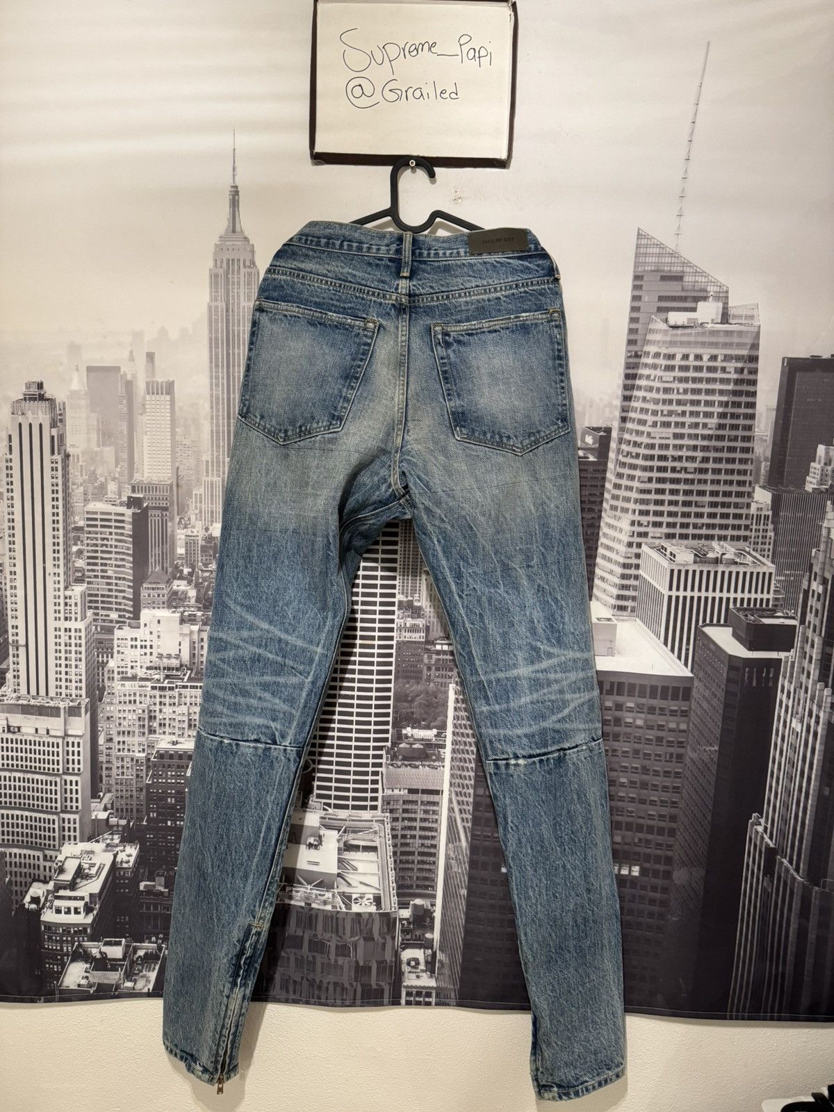 Fear of God 🔥Fear of God Fifth Collection Indigo Selvedge Jeans SZ 36 Size US 36 / EU 52 - 8 Thumbnail