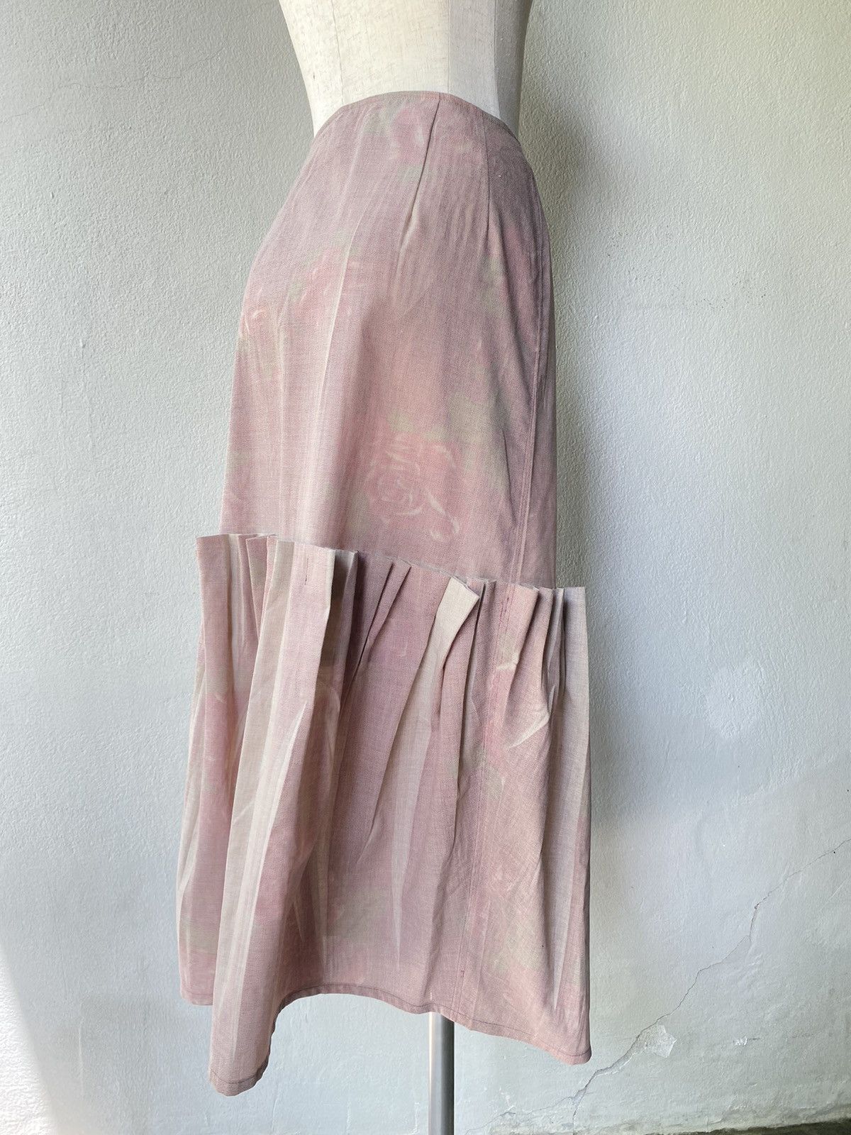 Sunao Kuwahara I.S. sunao kuwahara Avant-garde Layered Printed Skirt Size 27" / US 4 / IT 40 - 15 Thumbnail