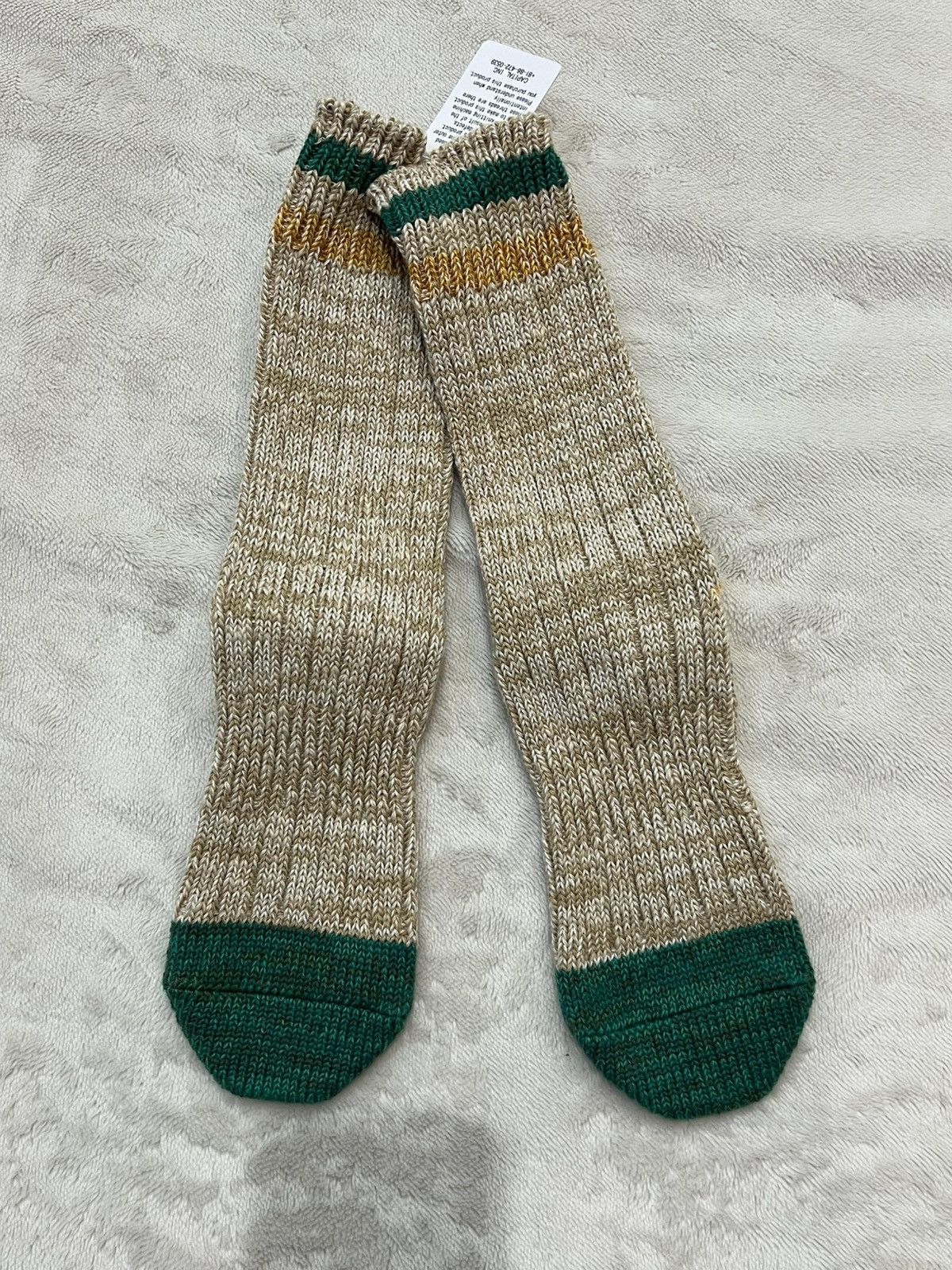 Kapital Kapital 60 Yarns Grandrelle Ivy Rainbowy Happy Heel Socks Size ONE SIZE - 5 Thumbnail