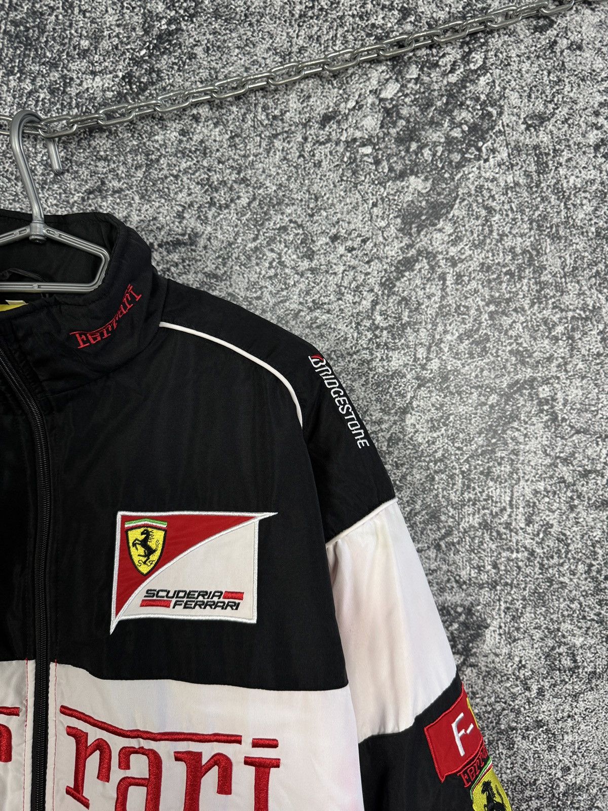 Ferrari Rare Ferrari Vintage Racing Jacket F1 Schumacher Shell Sz L Size US L / EU 52-54 / 3 - 2 Thumbnail