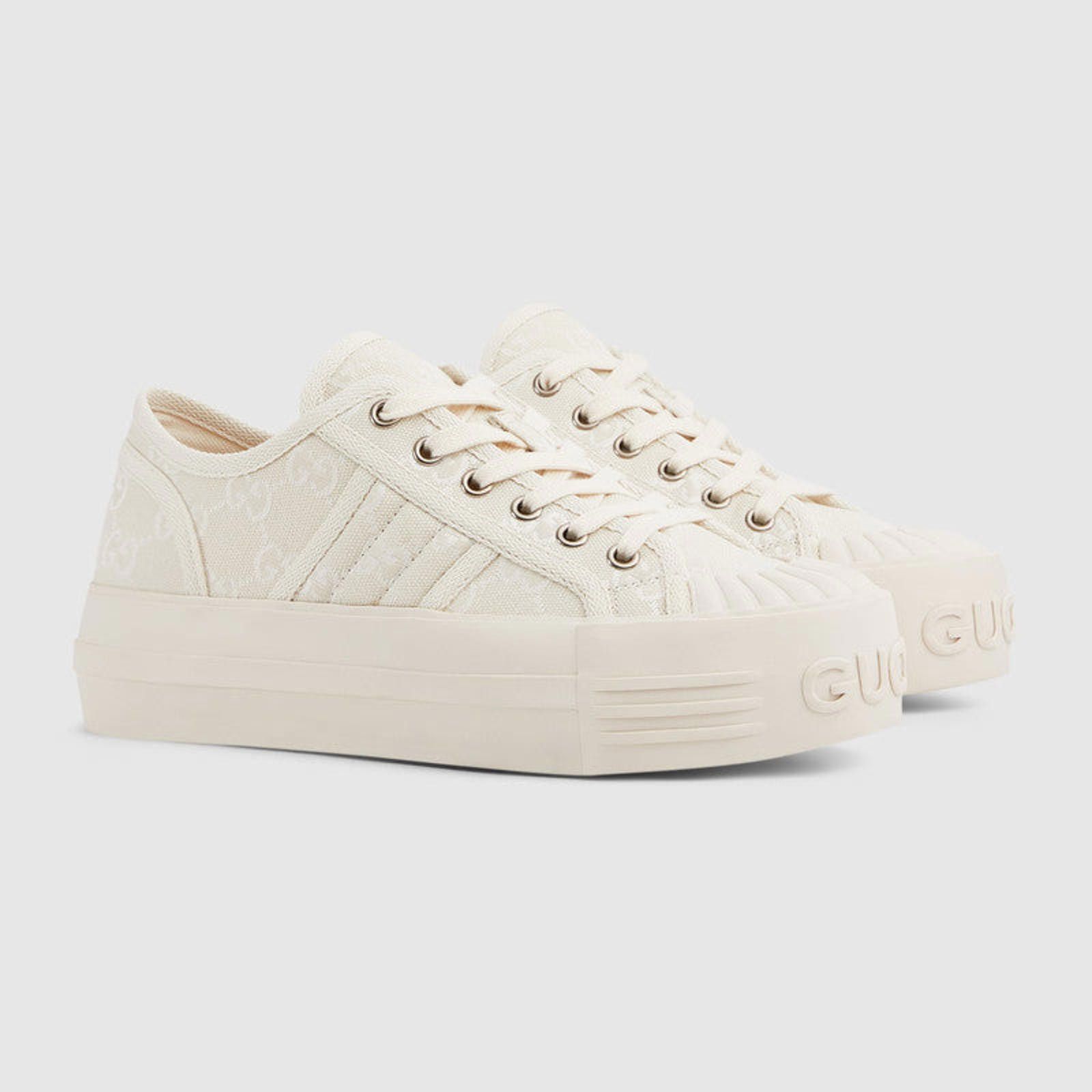Gucci Gucci Chunky Canvas Sneakers Size US 6 / IT 36 - 2 Thumbnail