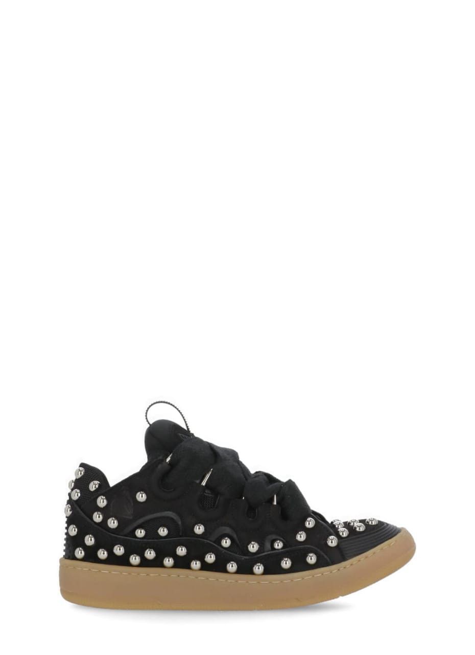 o1w1db11024 Curb Round Toe Lace-Up Sneakers in Multicolor