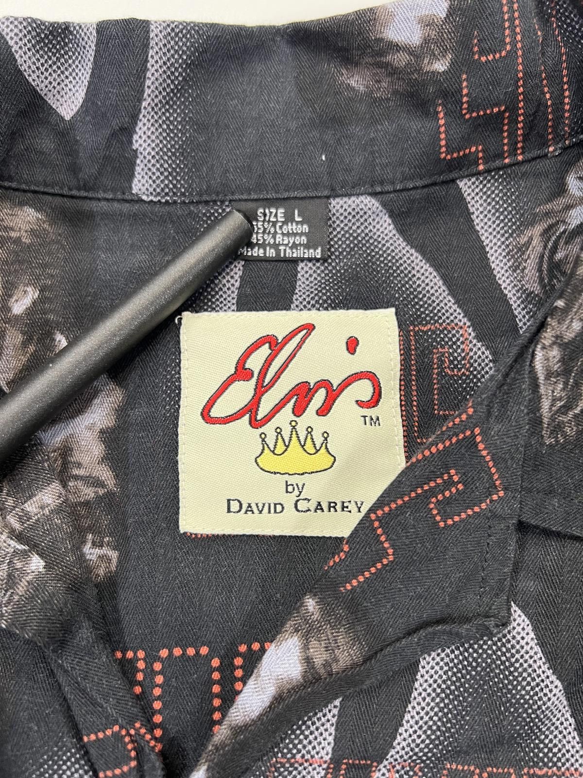 Other Vintage Elvis by David Carey Men's Casual Button-Up Shirt Size US L / EU 52-54 / 3 - 3 Thumbnail