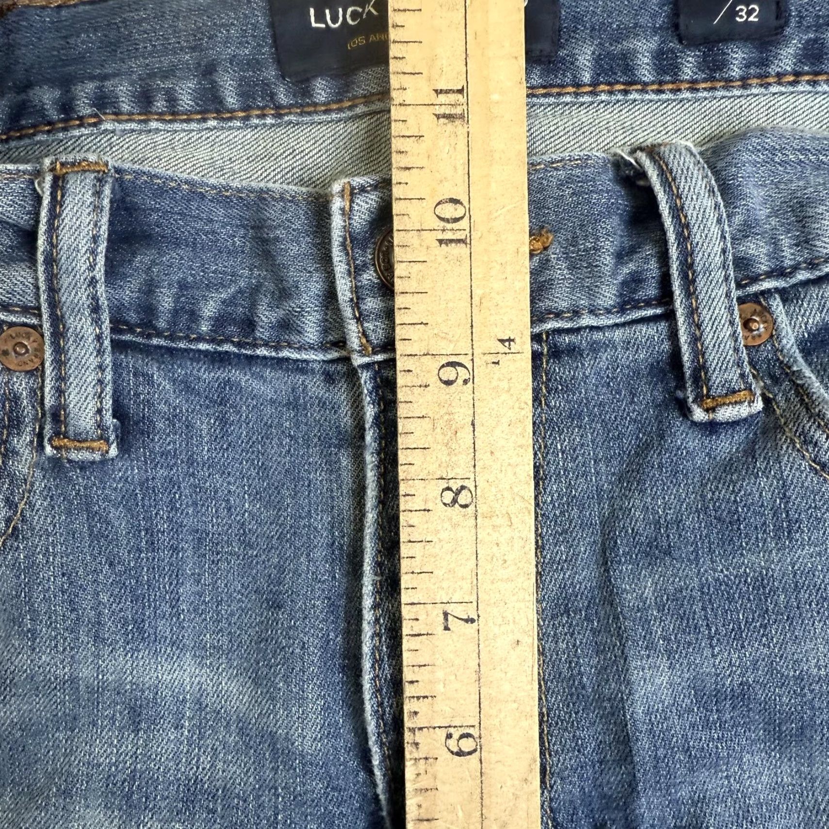 Lucky Brand LUCKY BRAND Jeans Men's 32x32 Light Wash Blue Denim 410 Athletic Slim Ankle Slim Jeans Regular Size 32 Mens Size US 32 / EU 48 - 6 Thumbnail