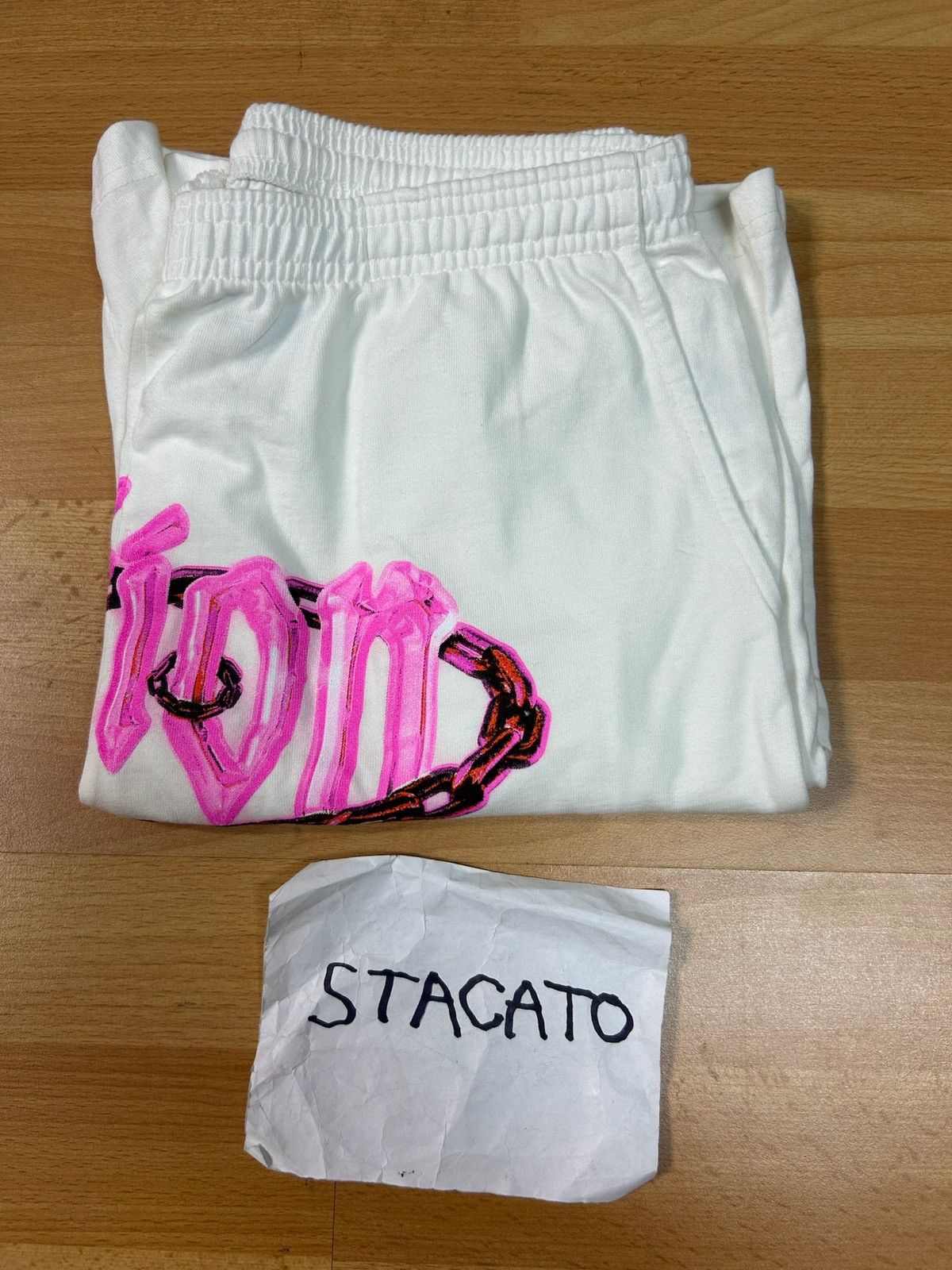 Other Fiction Y2K Chain Shorts White/Pink Size US 30 / EU 46 - 6 Thumbnail