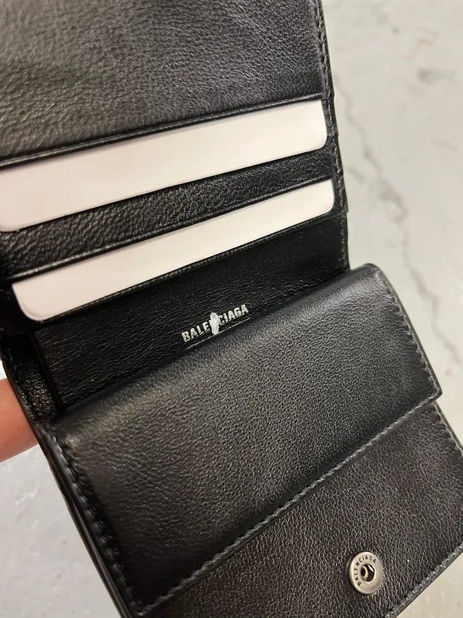 Balenciaga Balenciaga Leopard Print Leather Wallet Size ONE SIZE - 5 Thumbnail