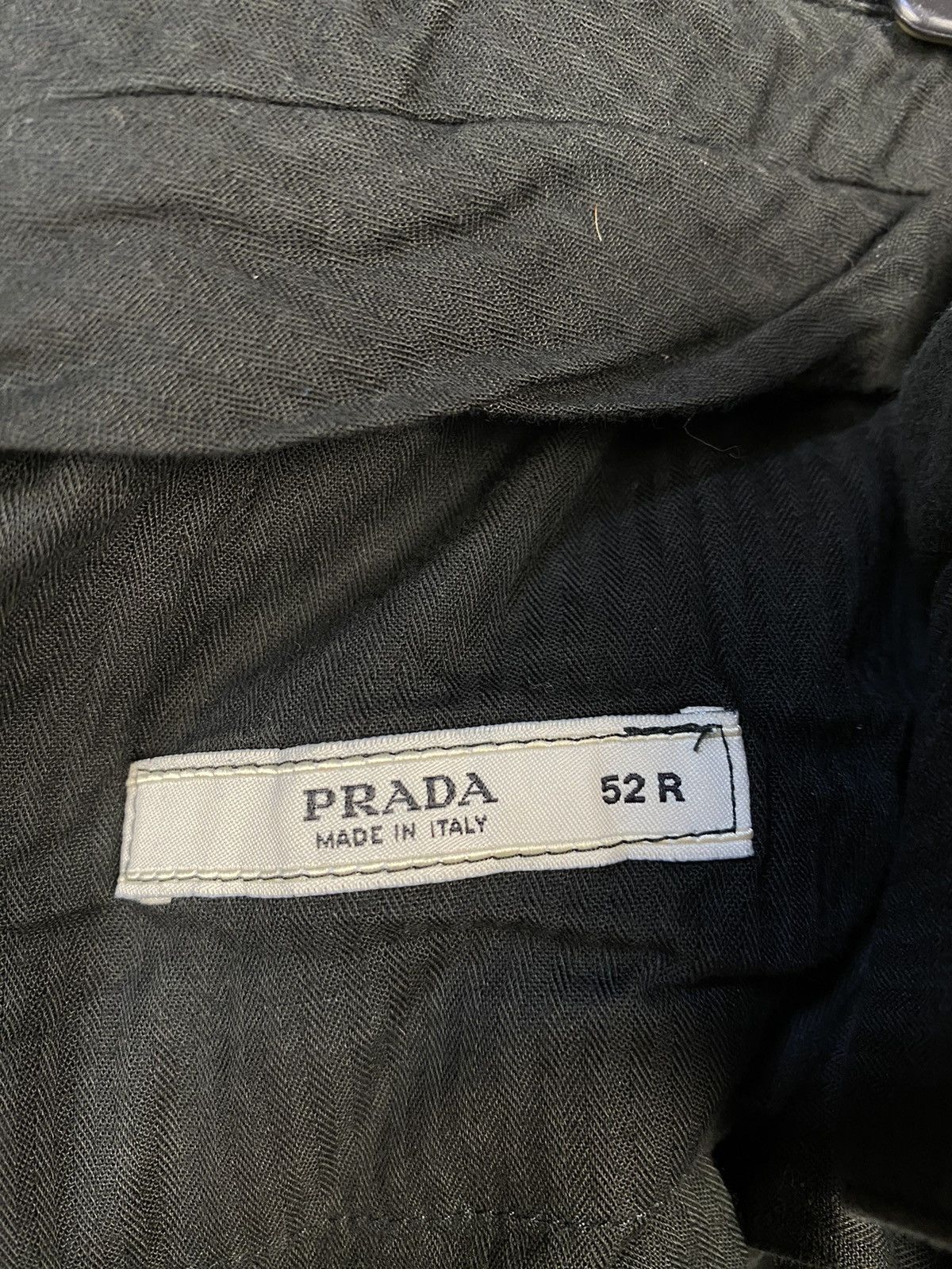 Prada PRADA ITALY Brand Wool Casual Straight Cut Trousers Pant Size US 34 / EU 50 - 7 Thumbnail