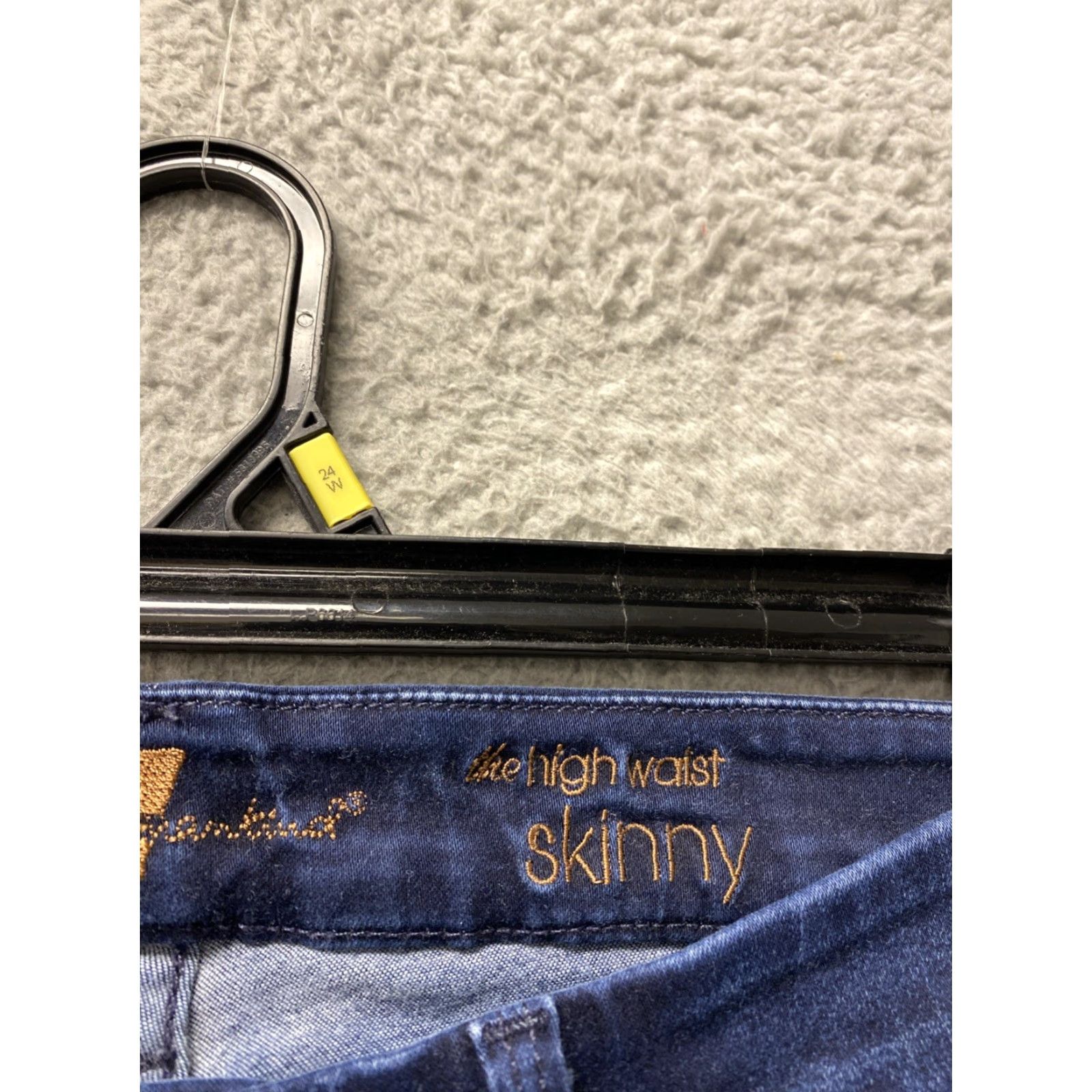 7 For All Mankind Seven for All Mankind Jeans Women’s 29x26 Blue Slim Low Rise Full Length Pockets Knit Cotton Blend Regular Size Type: Jeans Women Size 29" - 5 Thumbnail
