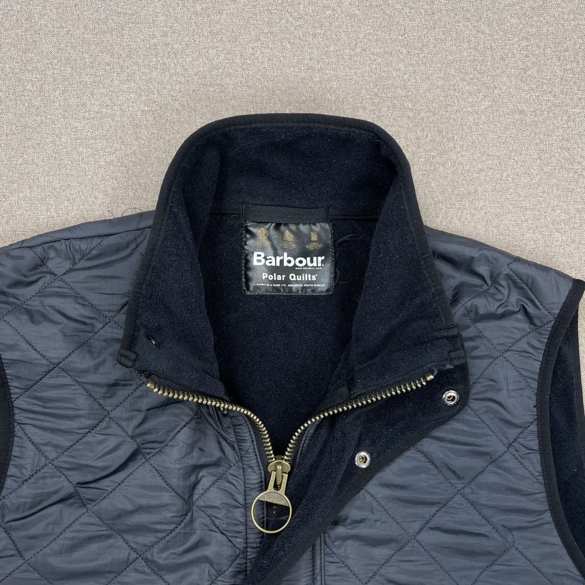 Barbour × Vintage BARBOUR QUILTED VEST LONG PARKA VINTAGE POLAR QUILT Size US XL / EU 56 / 4 - 3 Thumbnail