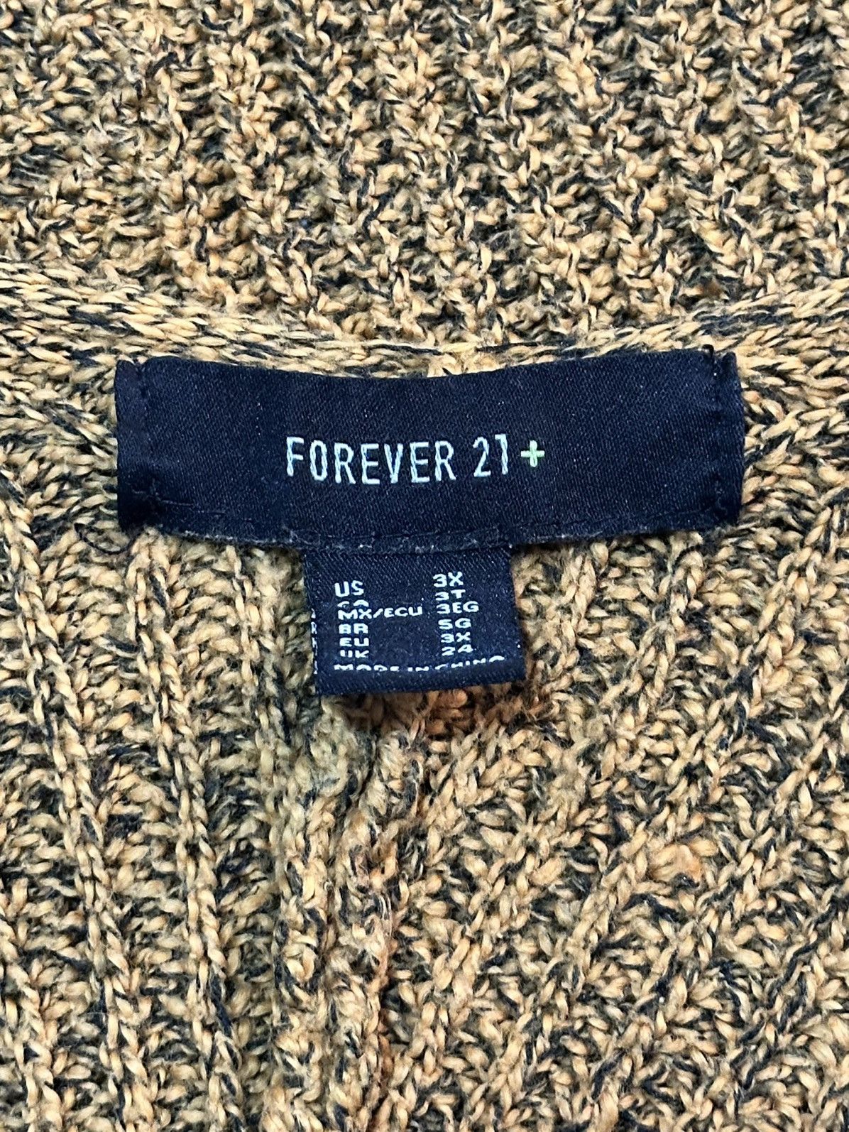 Forever 21 Forever 21 Womens Open Cardigan Sweater Size 3XL / US 20-22 - 10 Thumbnail