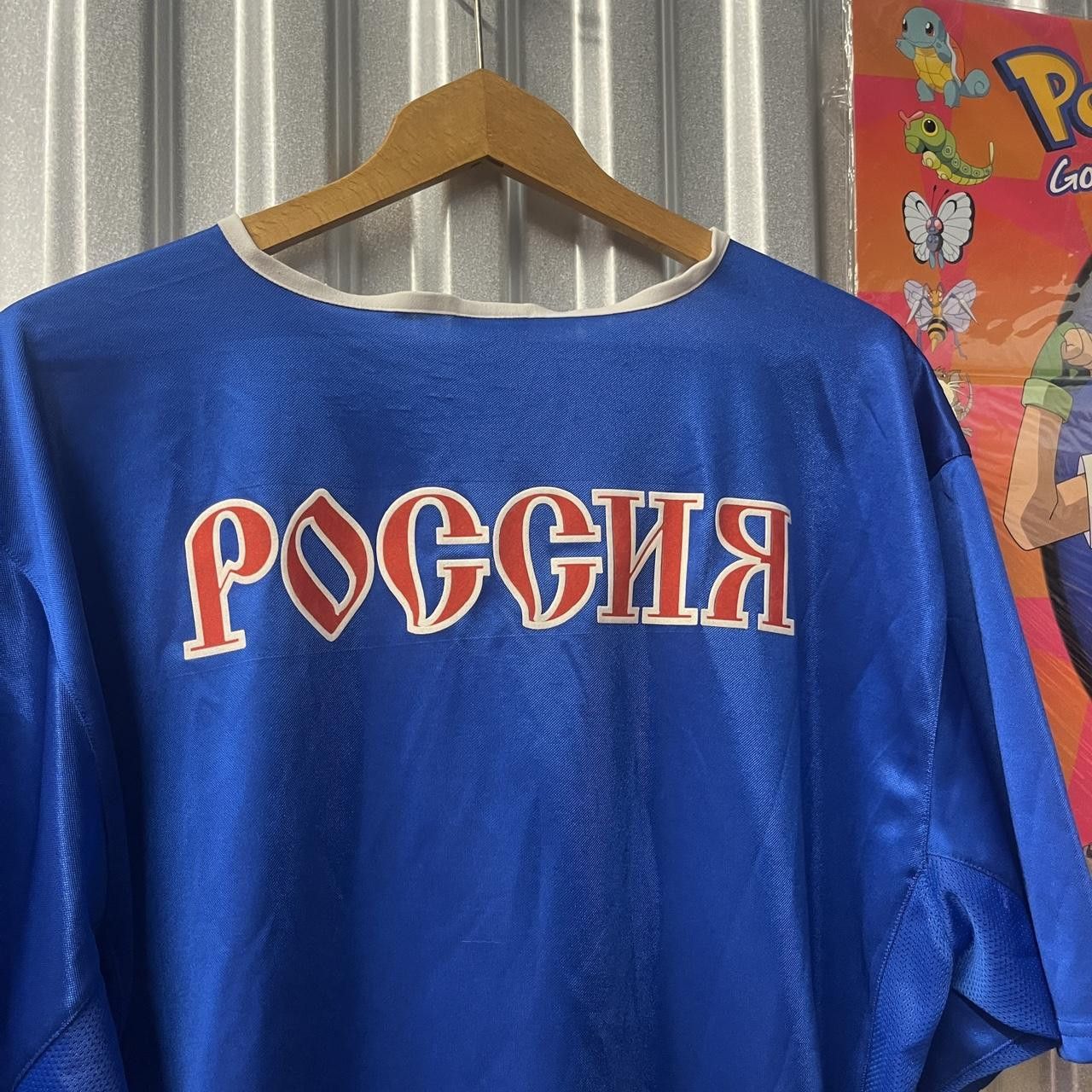 Nike VTG Y2K 02-04 Nike Home Russia Football Soccer Blue Jersey Size US XL / EU 56 / 4 - 6 Thumbnail