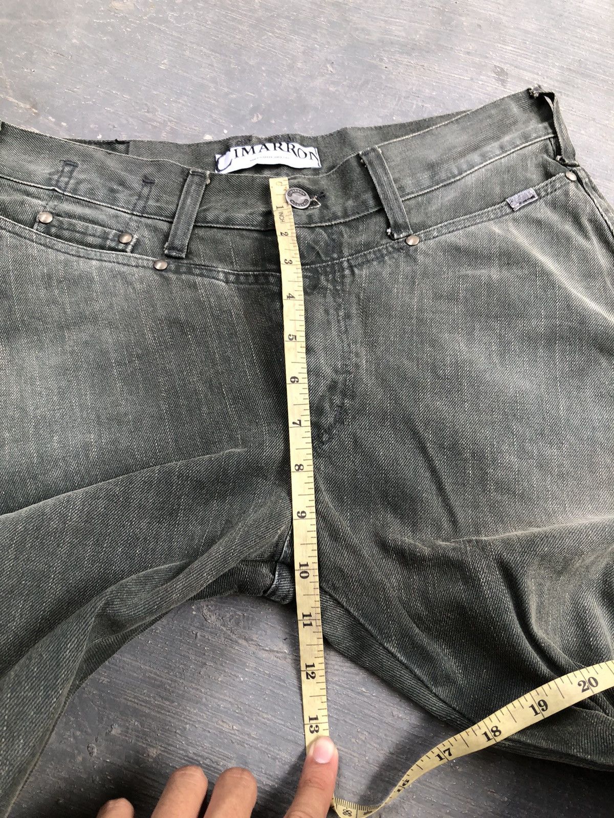 Japanese Brand × Le Grande Bleu (L.G.B.) Cimarron Twisted Flared Denim Size US 30 / EU 46 - 13 Thumbnail