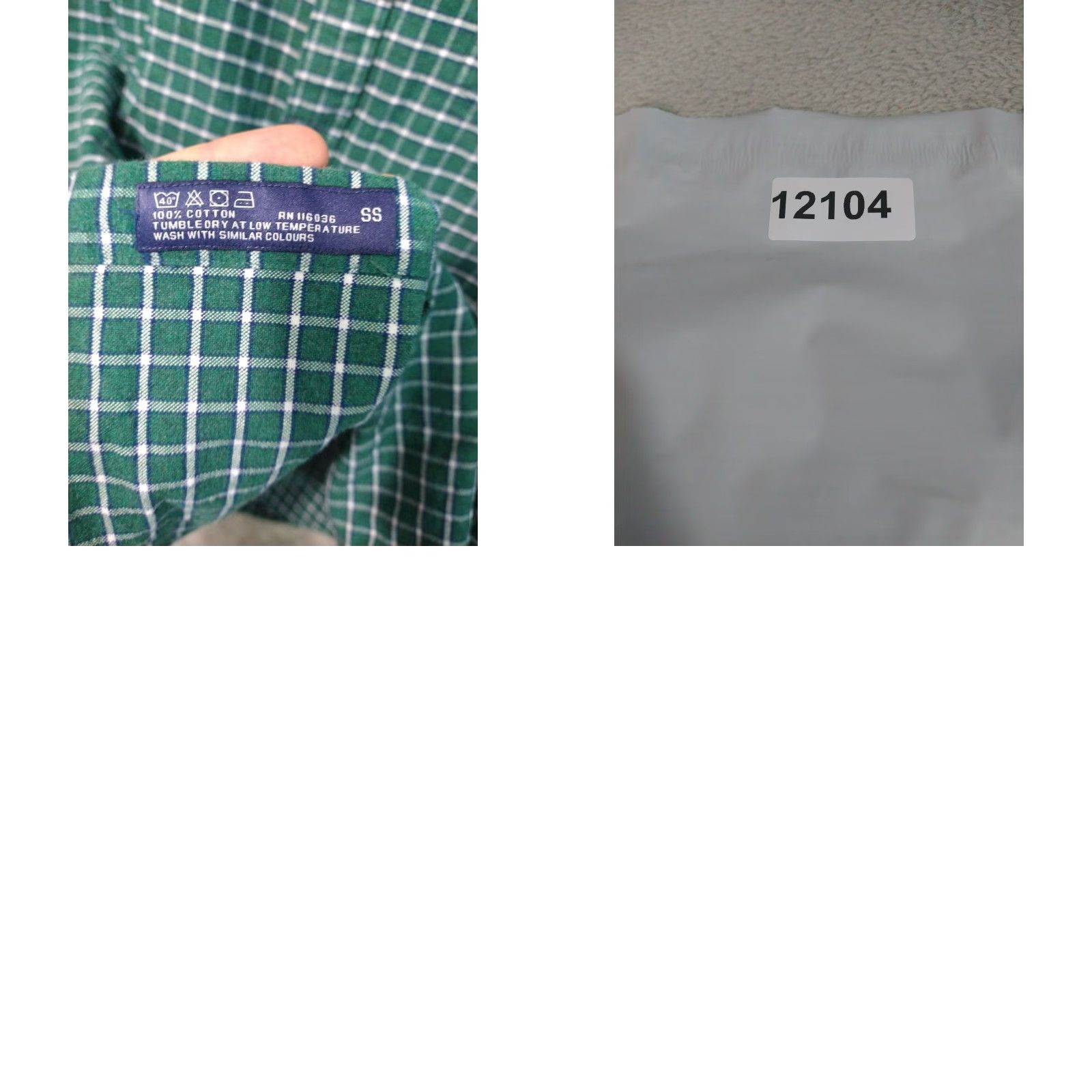 Charles Tyrwhitt Charles Tyrwhitt Shirt Mens Large Green Plaid Flannel Classic Fit Long Sleeve Size US L / EU 52-54 / 3 - 8 Thumbnail